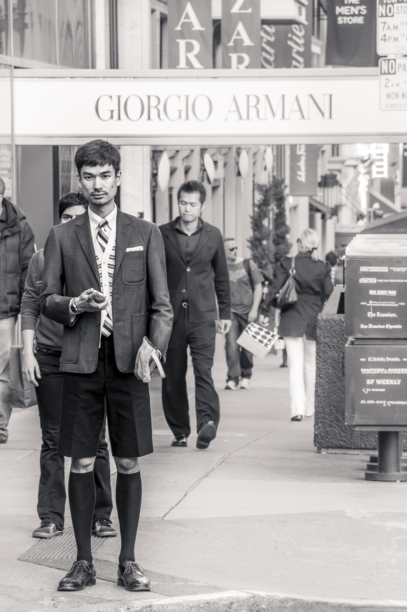 Fashion in San Francisco B&W