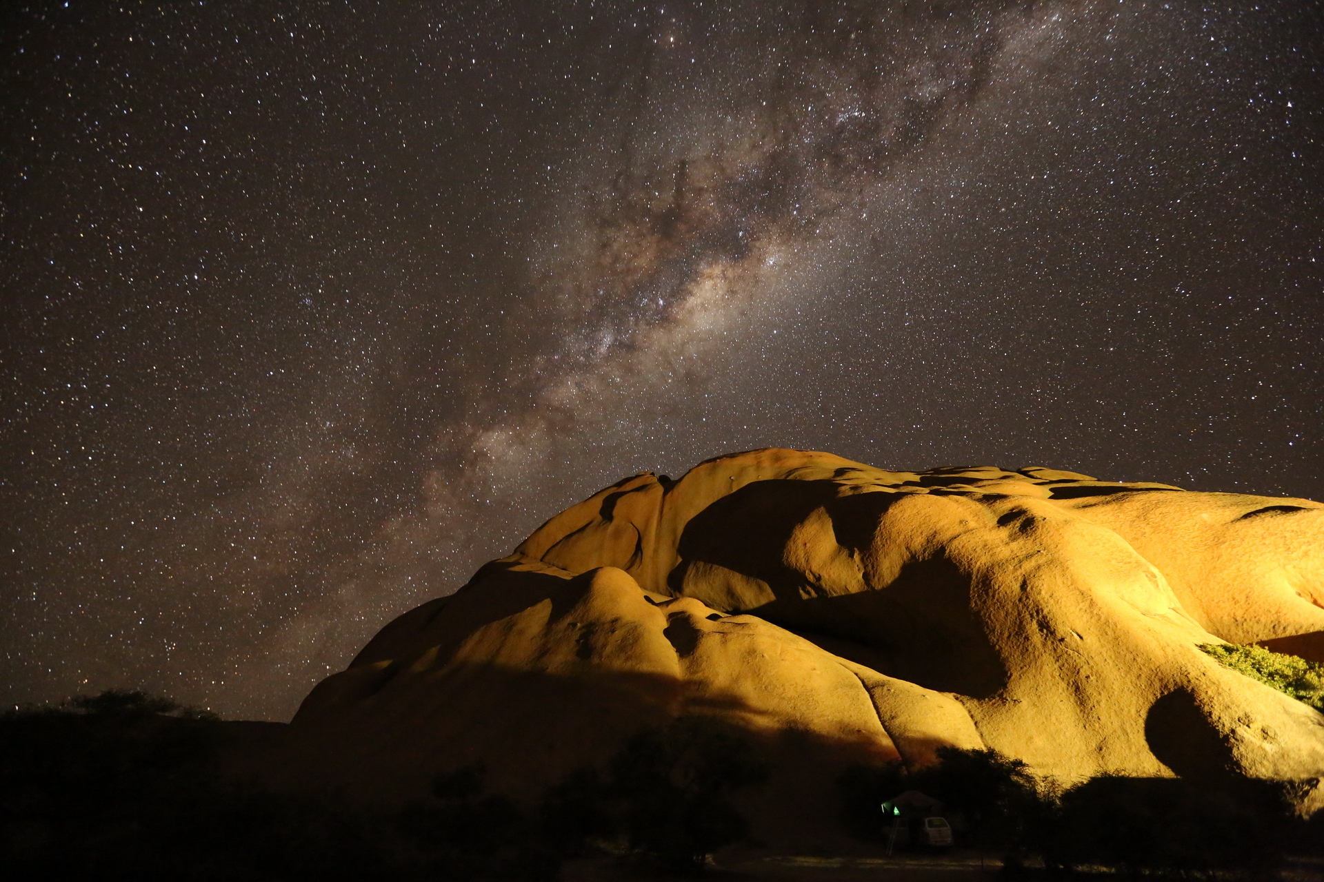 meridionale della Via Lattea su Namibia