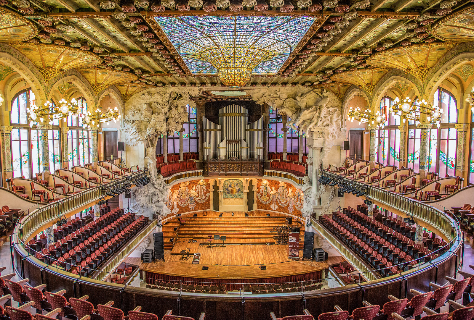 Barcellona: palazzo della musica