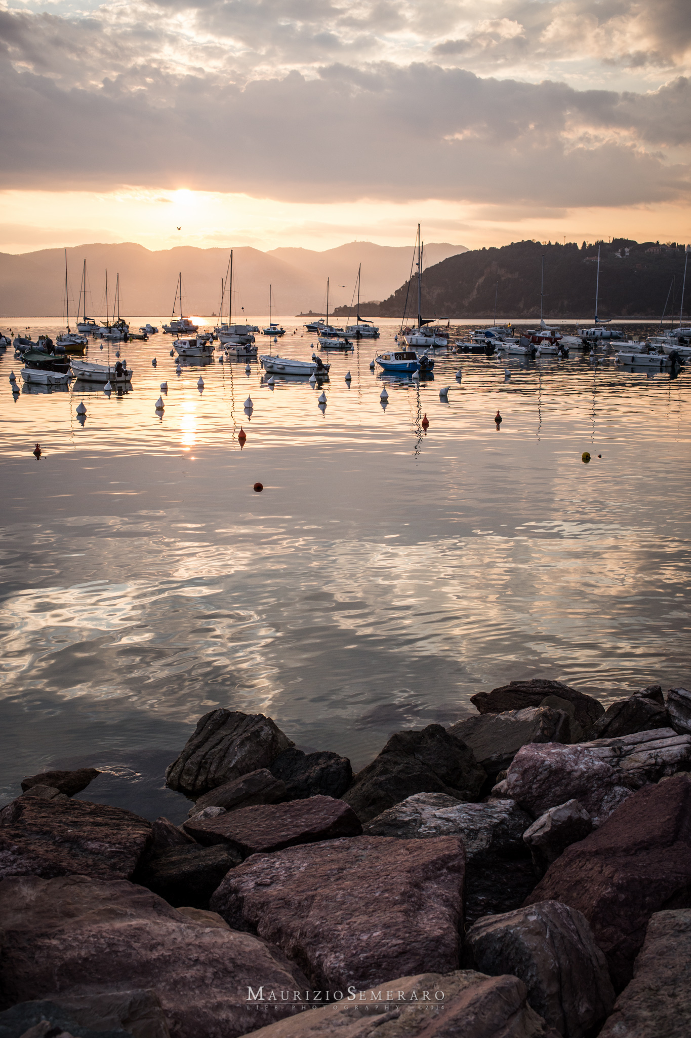 Sunset in Lerici