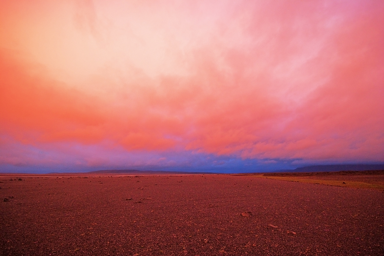 Before the storm at night