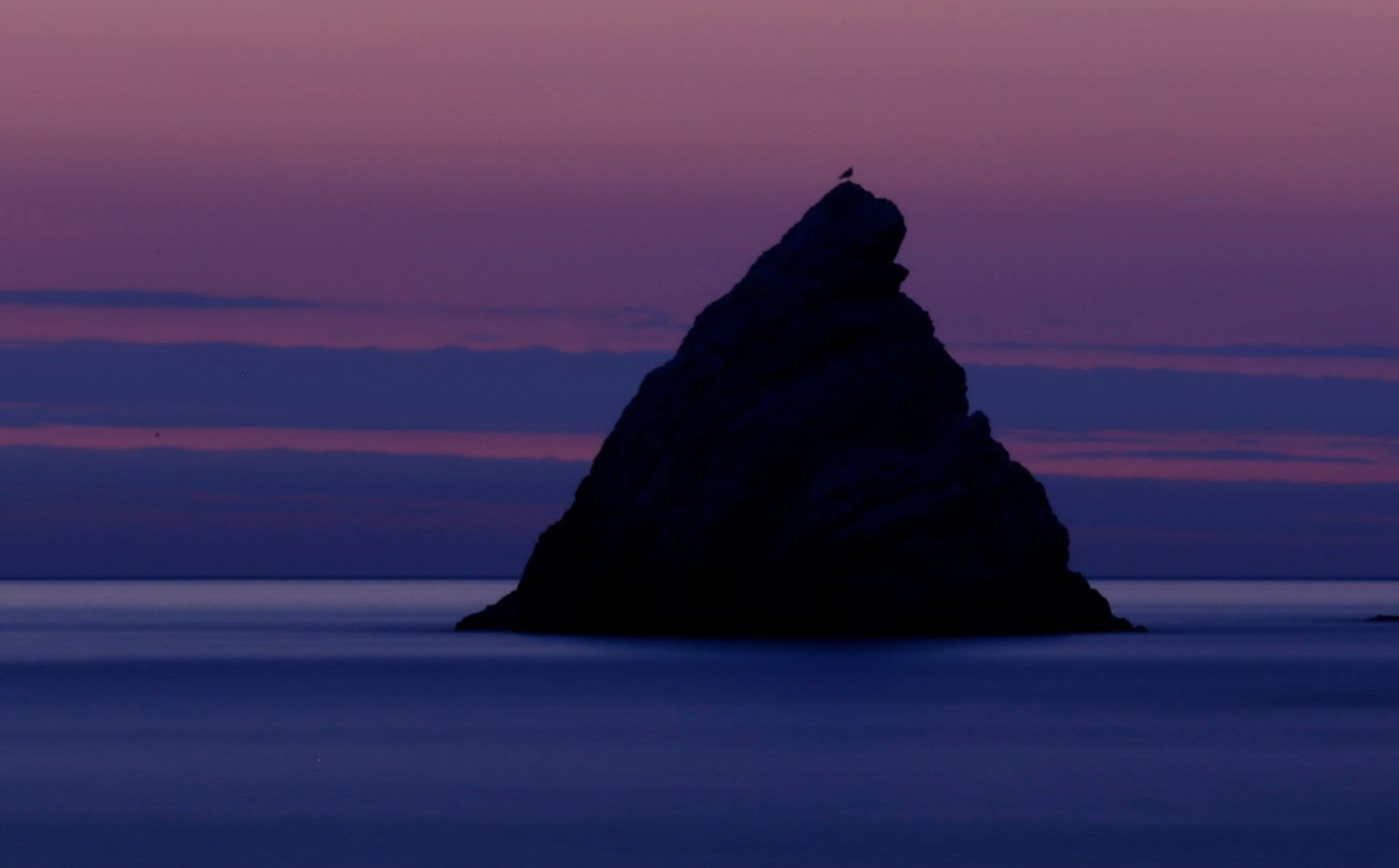 Scoglio della Vela nella baia di Portonovo