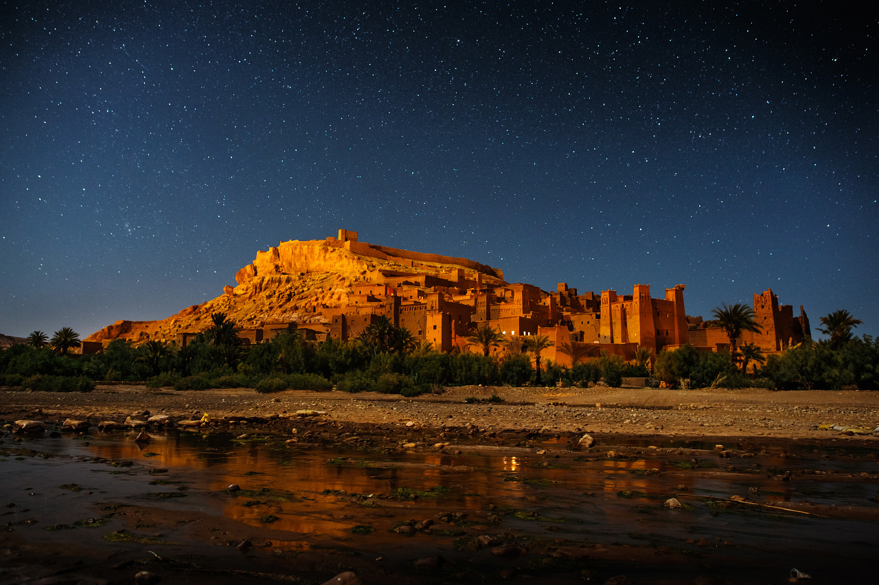 Ait Benhaddou by night