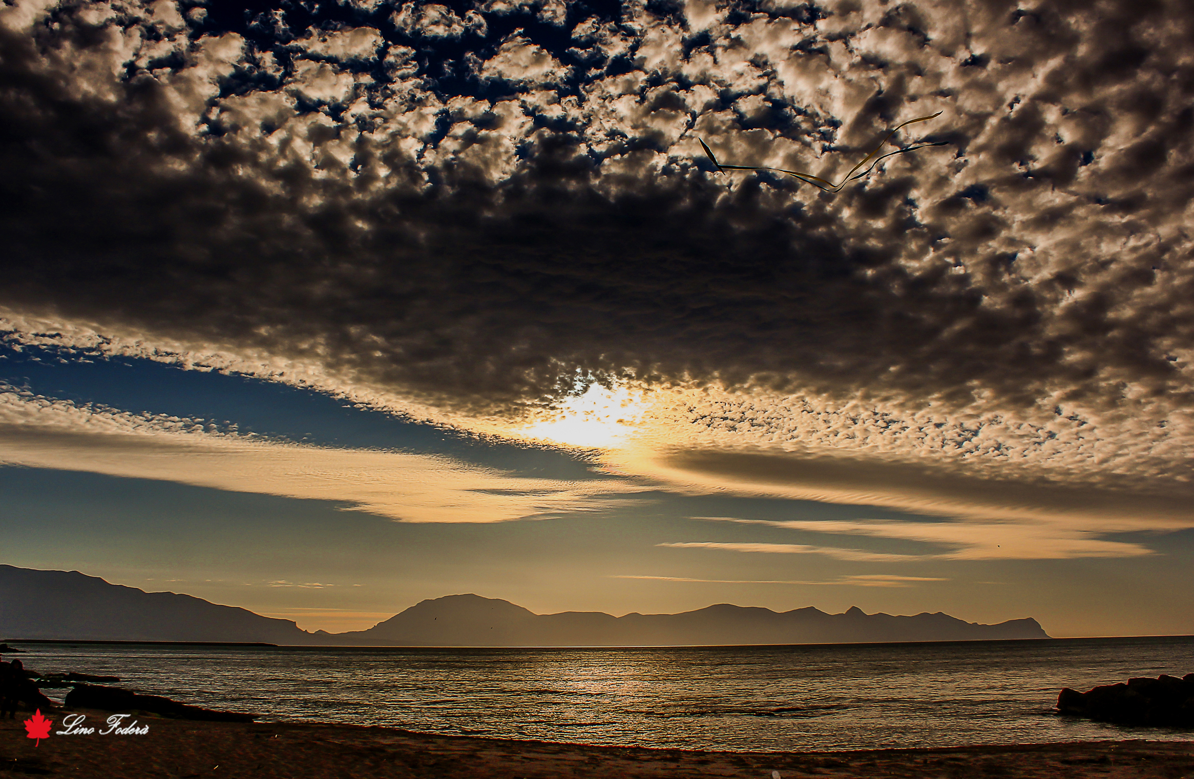 tramonto a Trappeto (Pa)