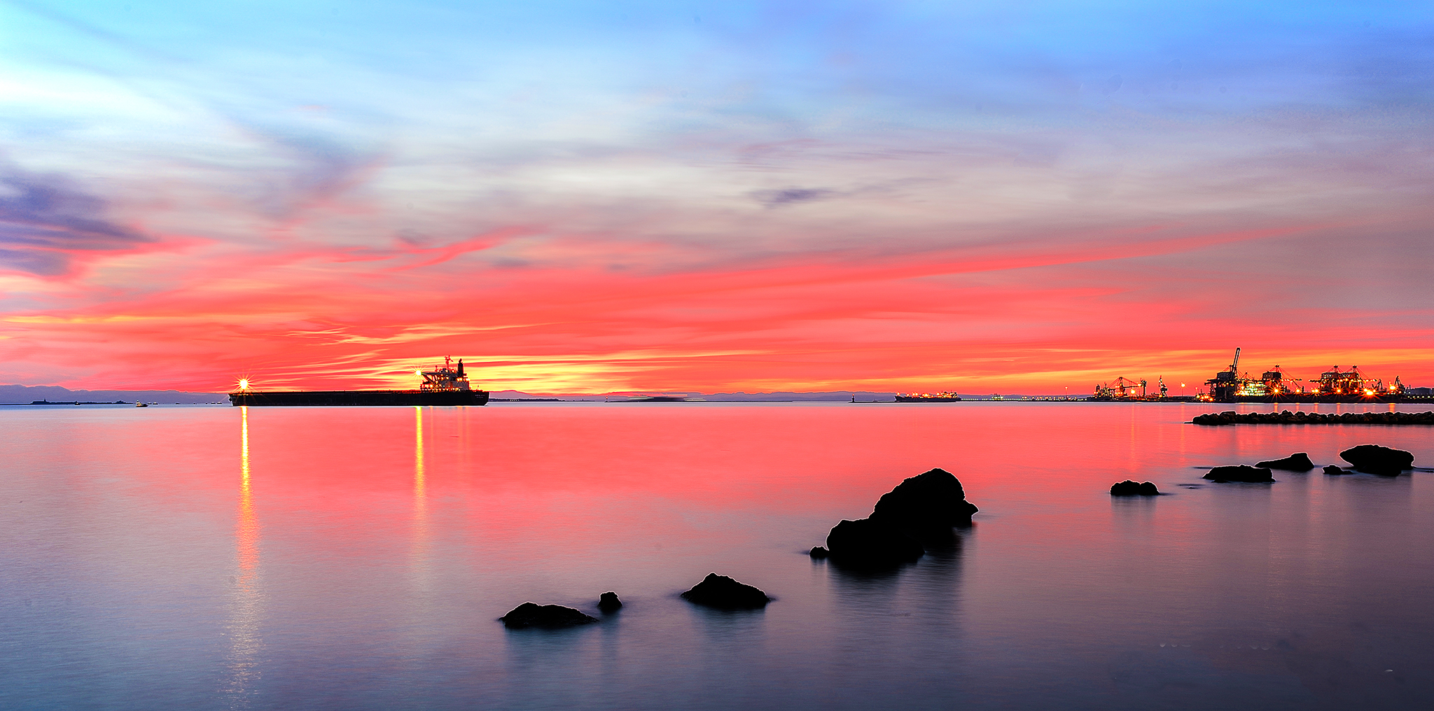 Sunset at the Great Sea