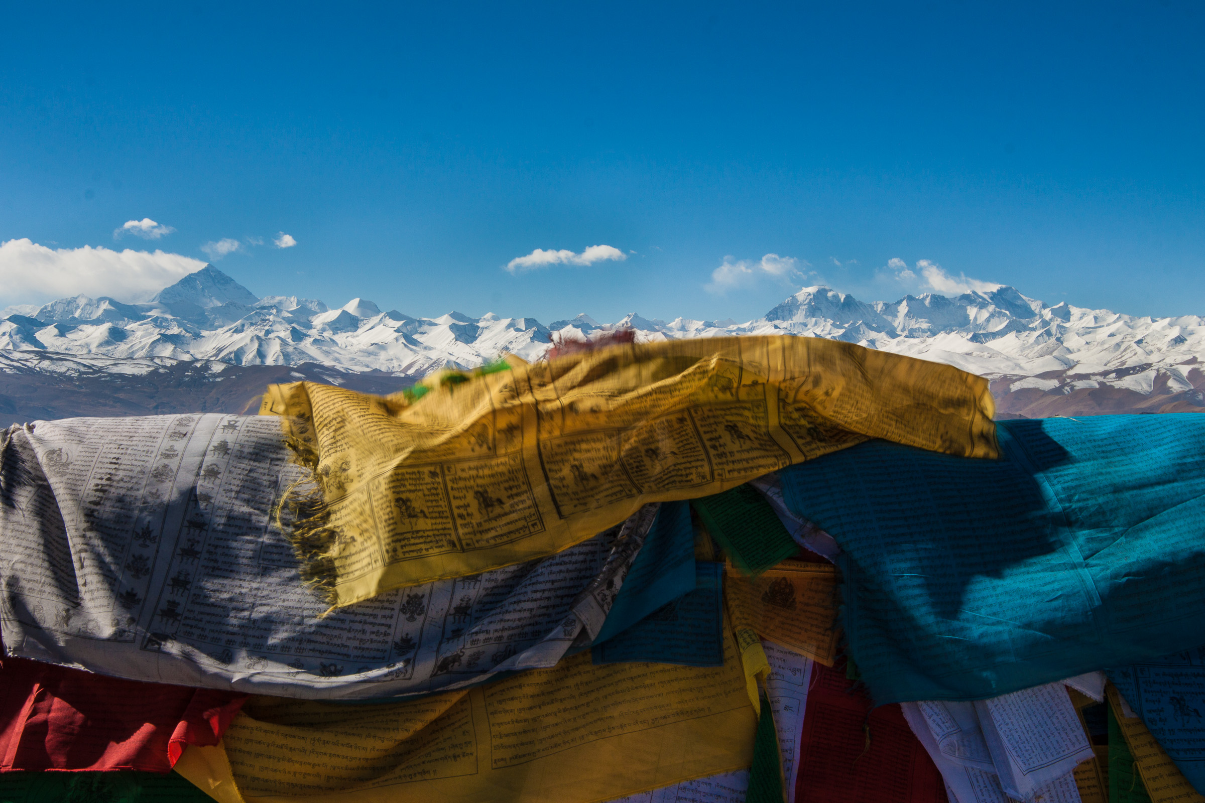 Chomolungma (Everest) & Cho Oyu visti dal Tibet