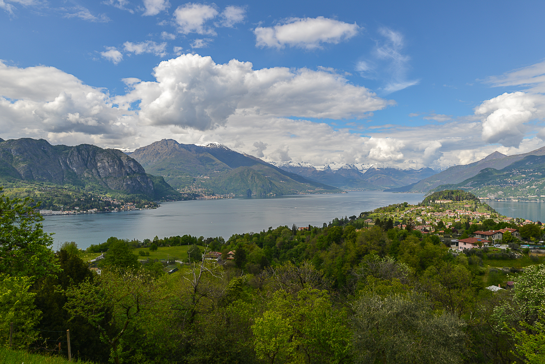 Lago di Como - vista dal belvedere sopra Bellagio