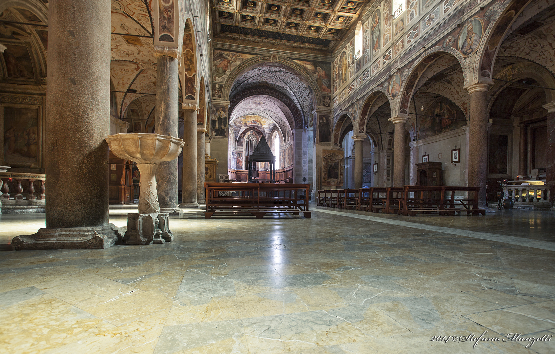 Vista interna Abbazia di Farfa