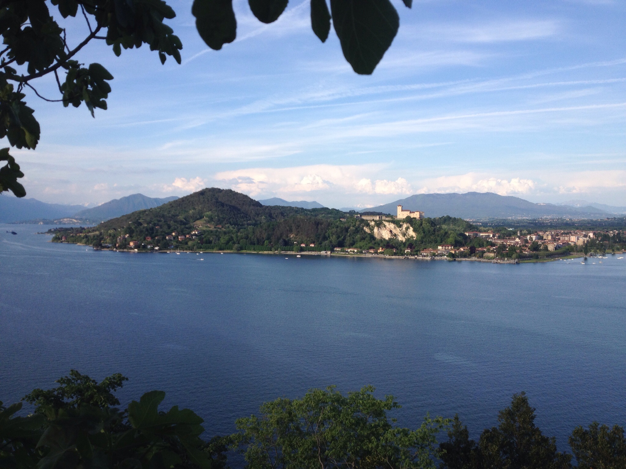 paesaggio con iphone