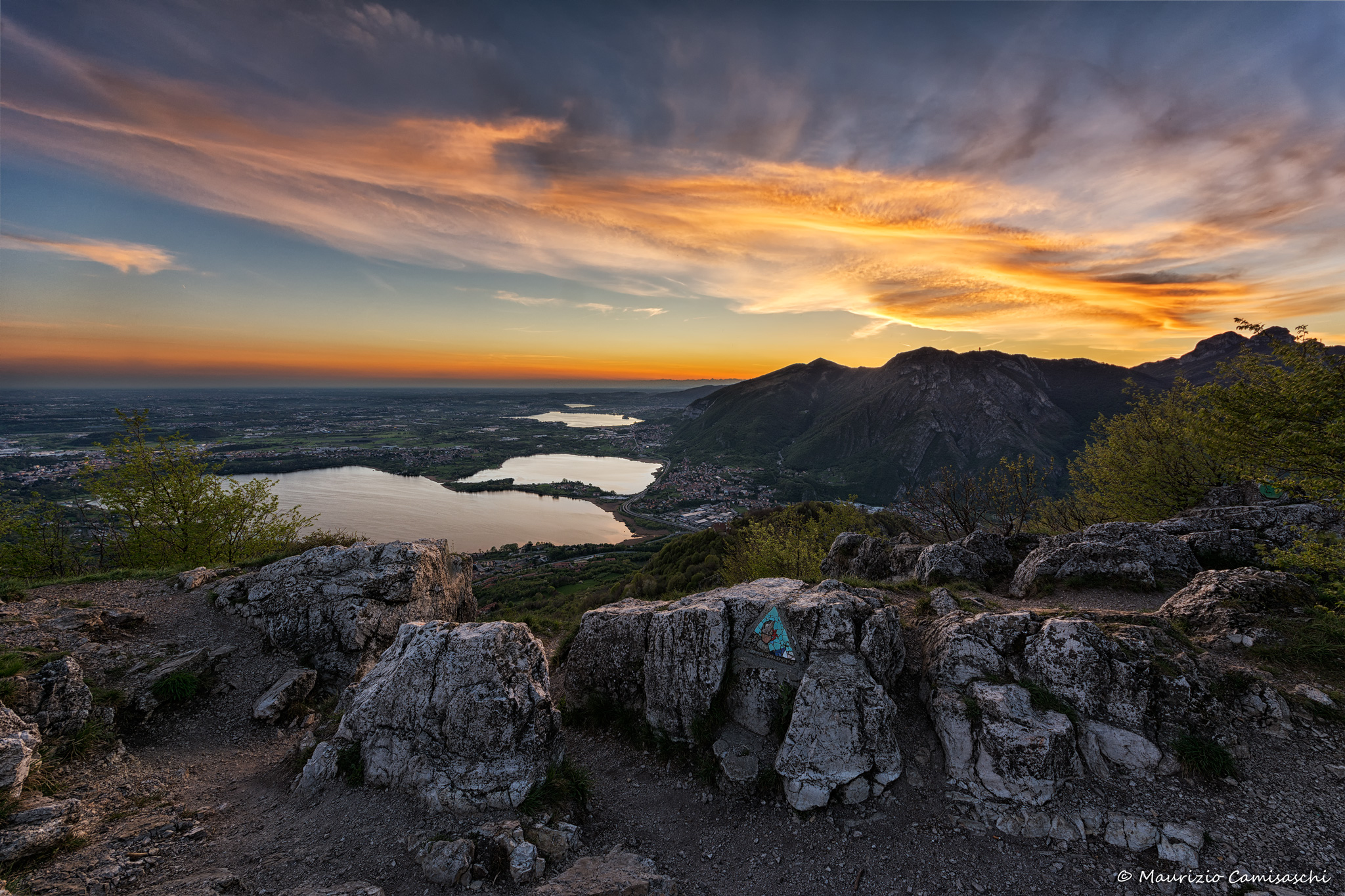 Tramonto dal Monte Barro