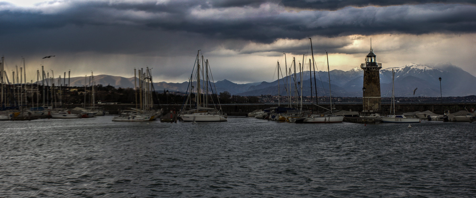 Storm on the Garda Lake
