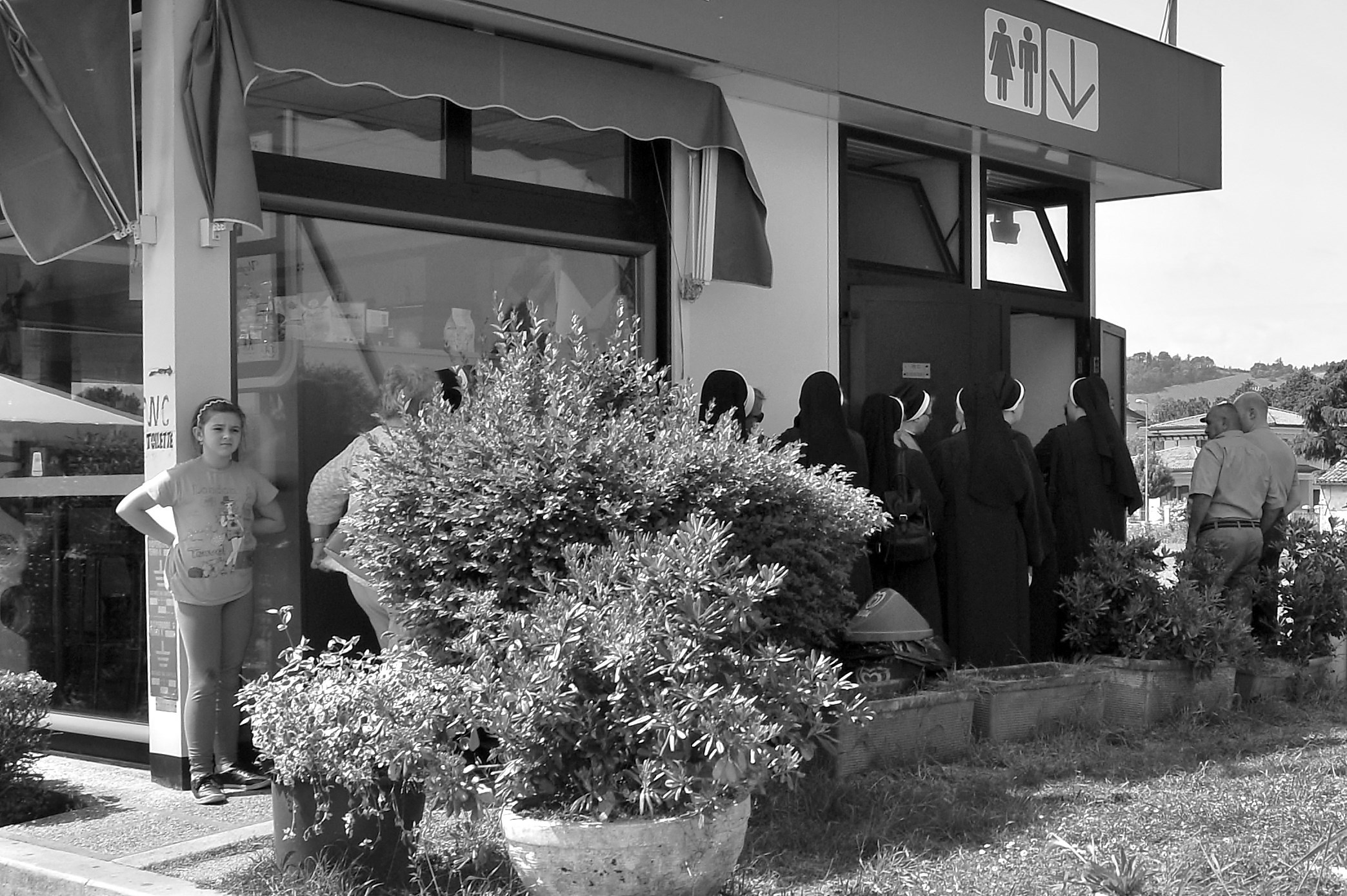 Dopo un lungo viaggio.... finalmente una santa sosta