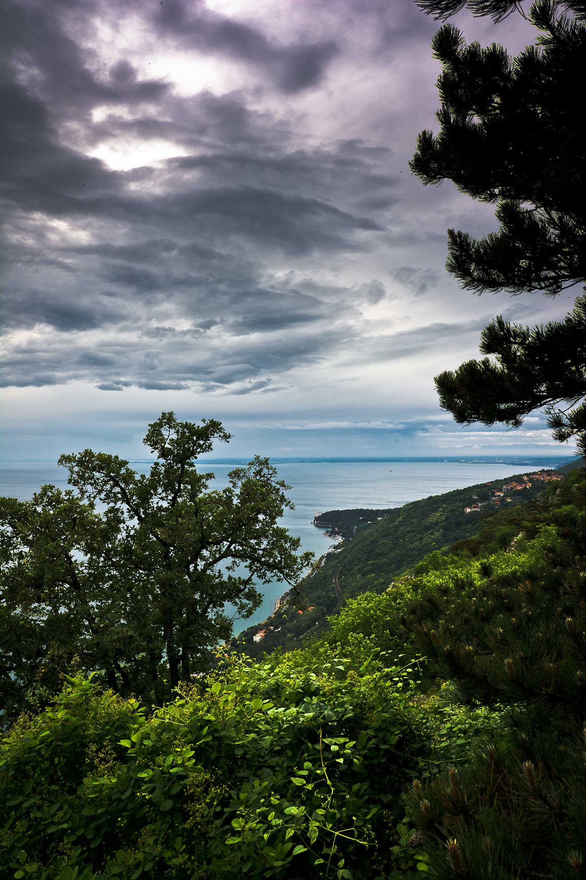 Window overlooking the sea