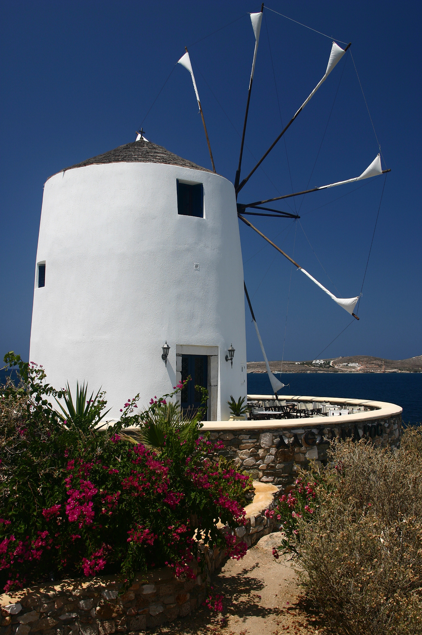 The windmile of Parikia-Paros / Greece
