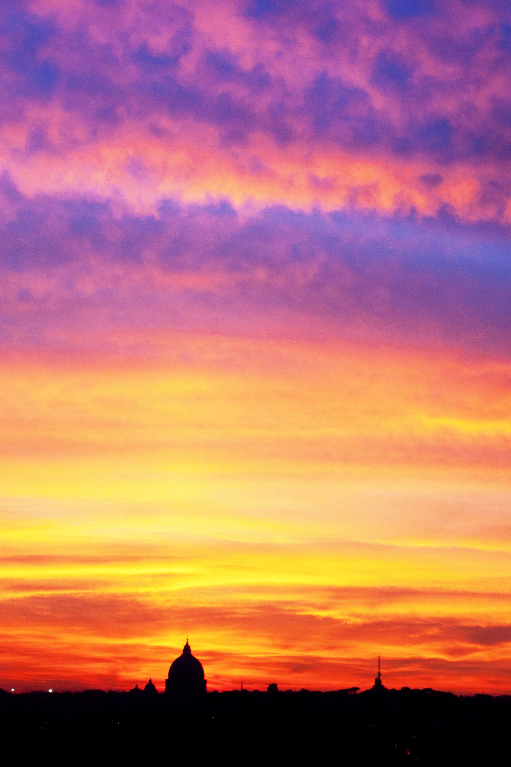 San Pietro al tramonto