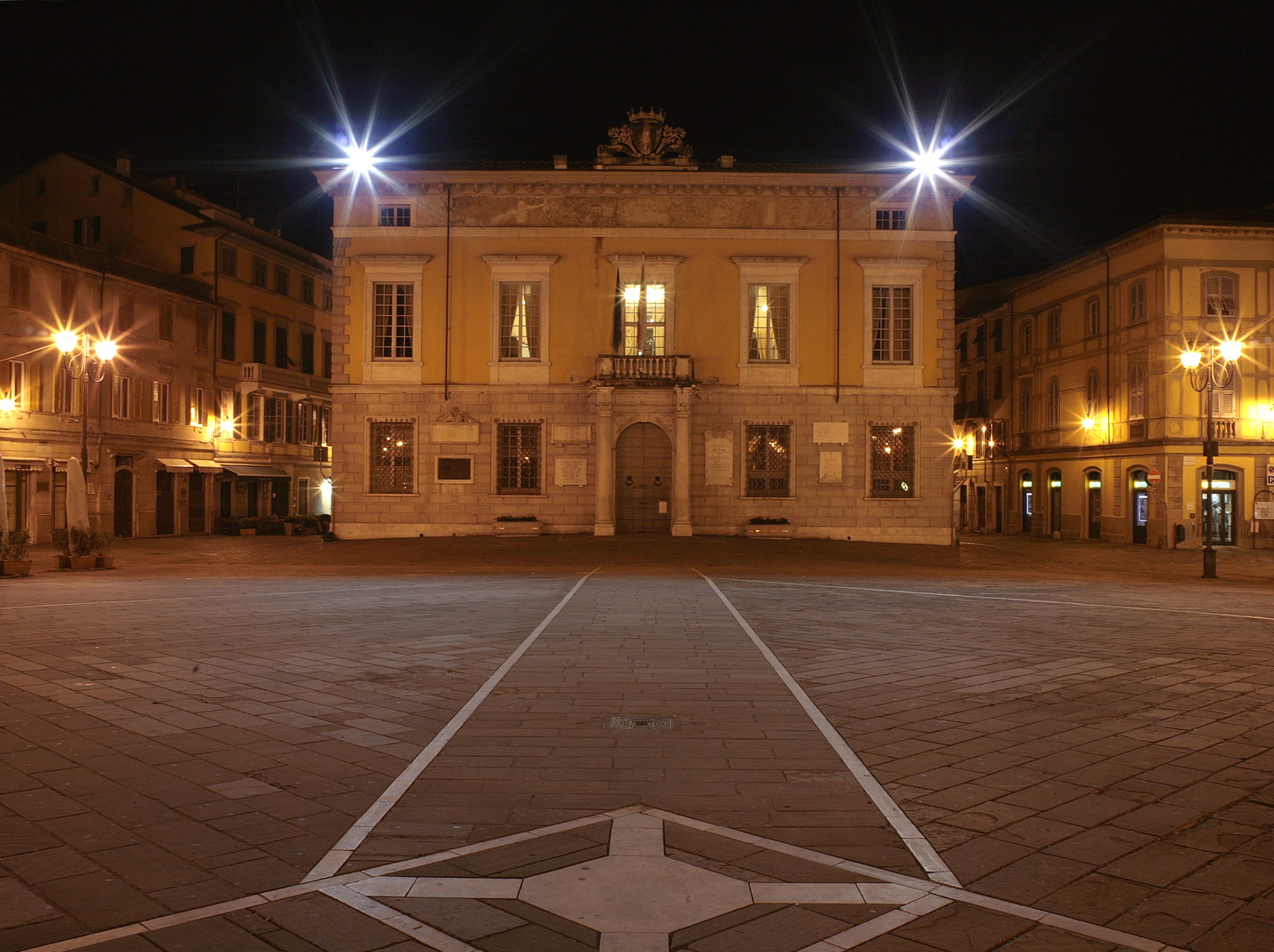 Piazza Matteotti and City Hall Sarzana