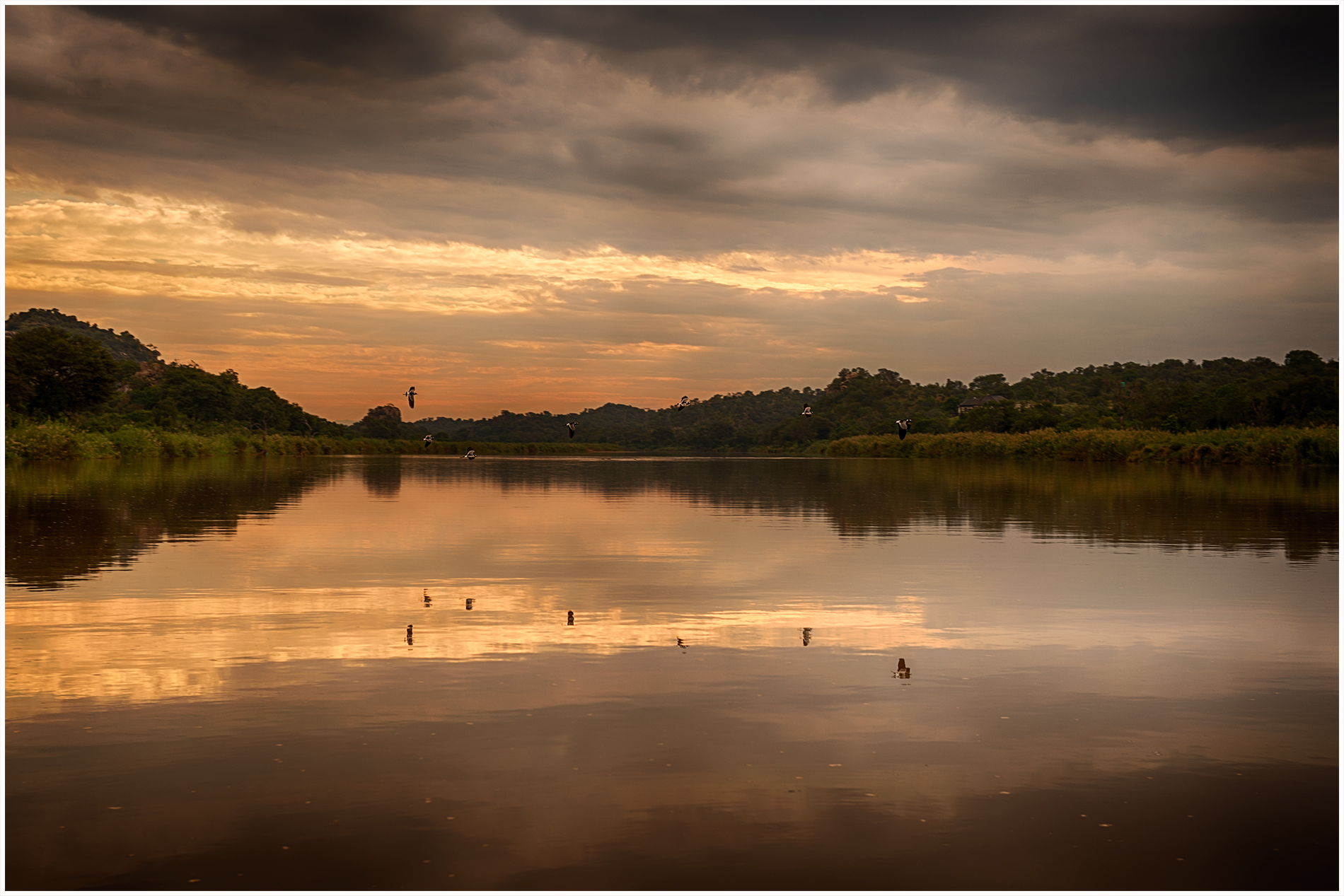 sunset on the Olifants River