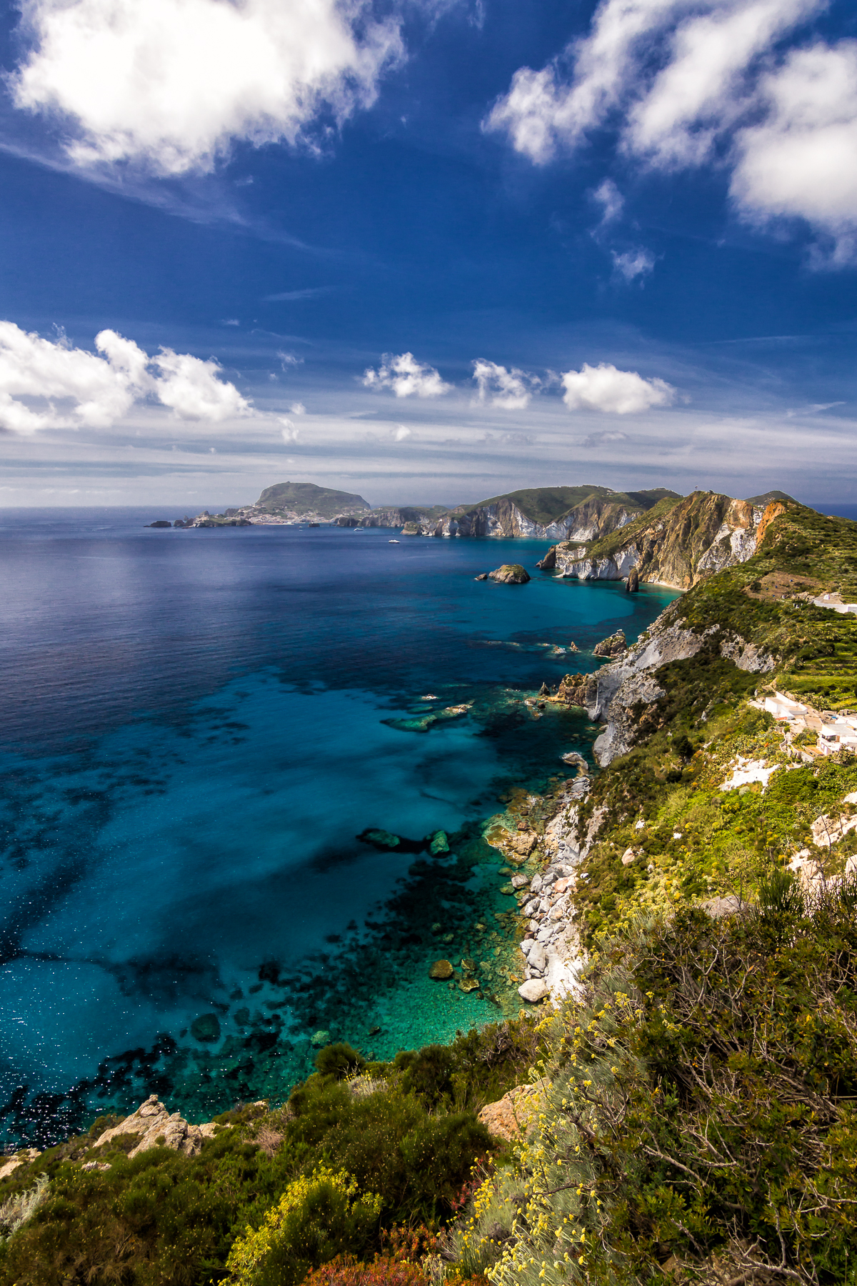 Ponza dalla punta Nord