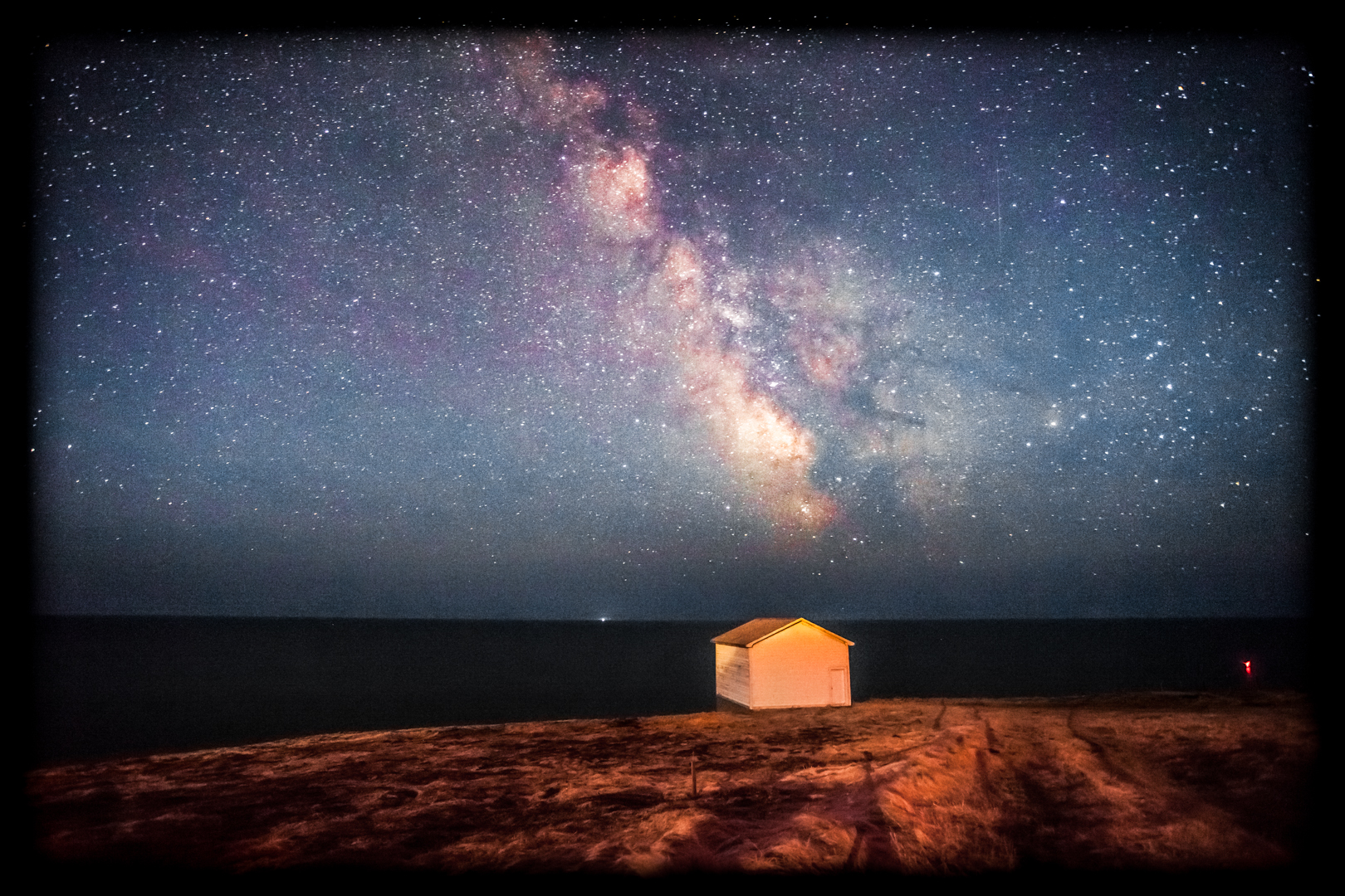 Milky way over Cape Pine