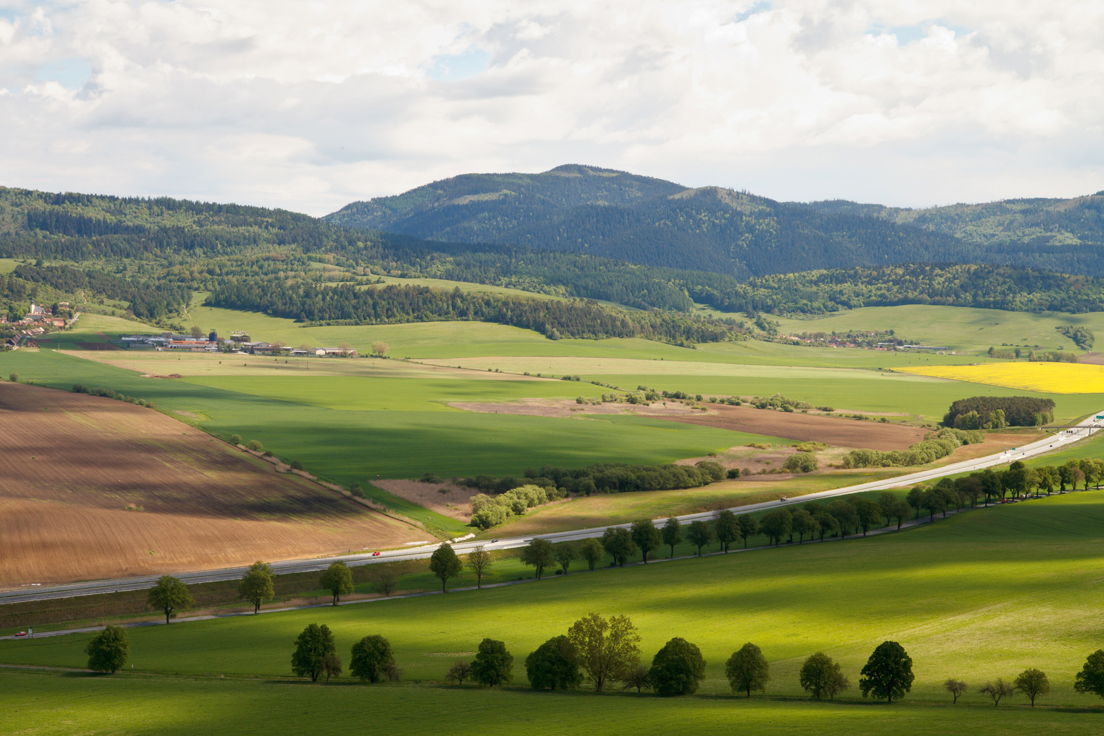 Country under castle.