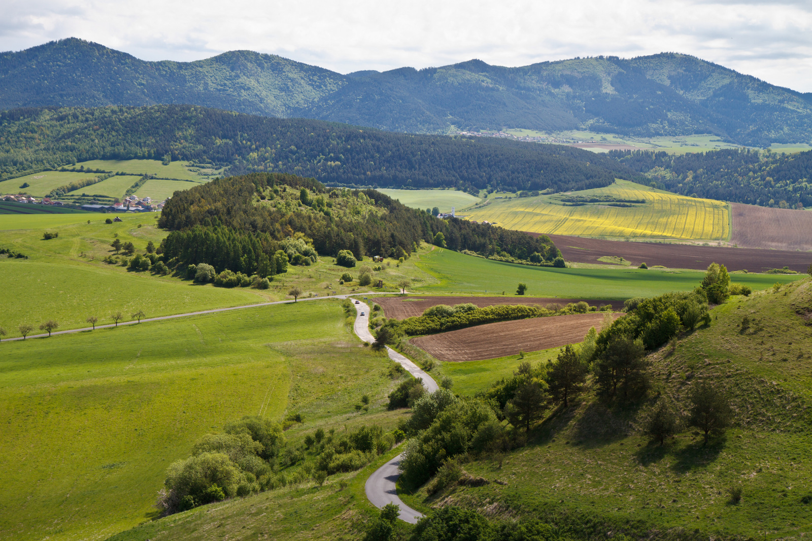 Country under castle.