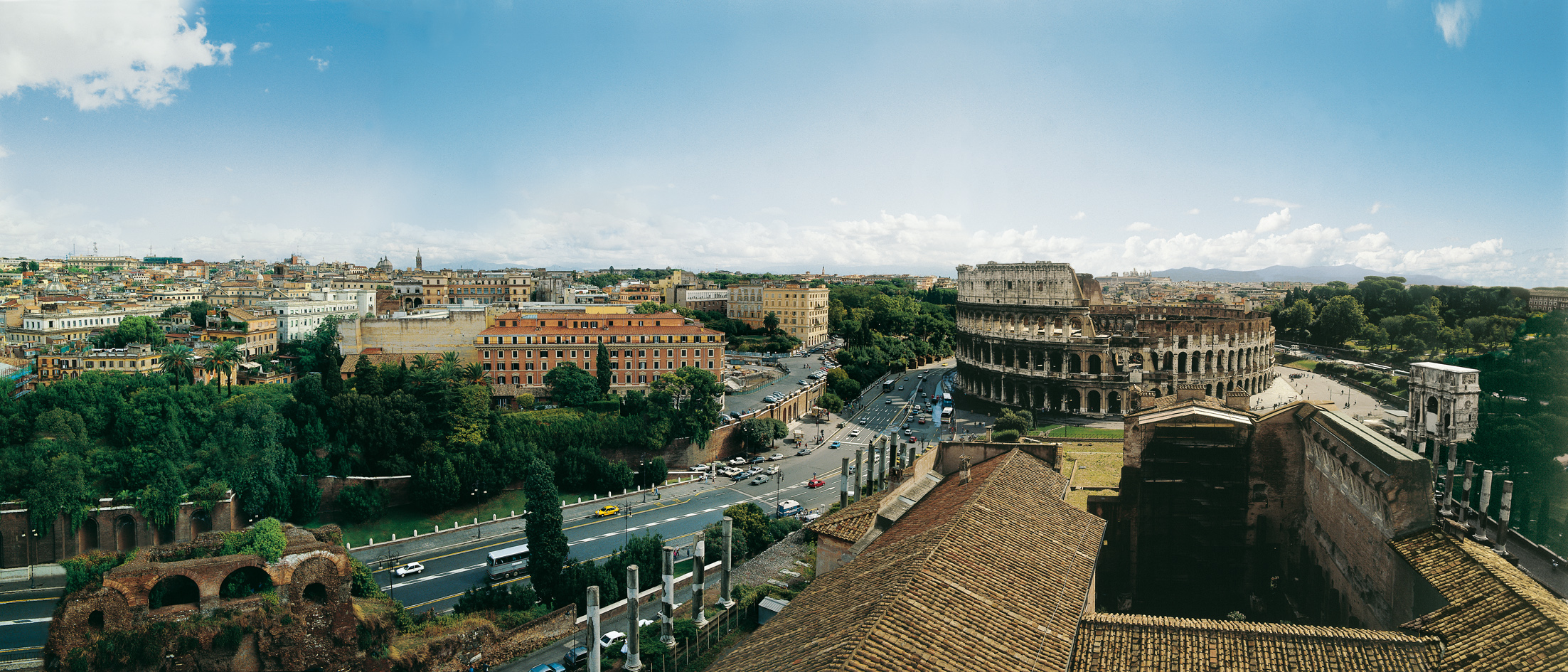Panoramica Colosseo 1992