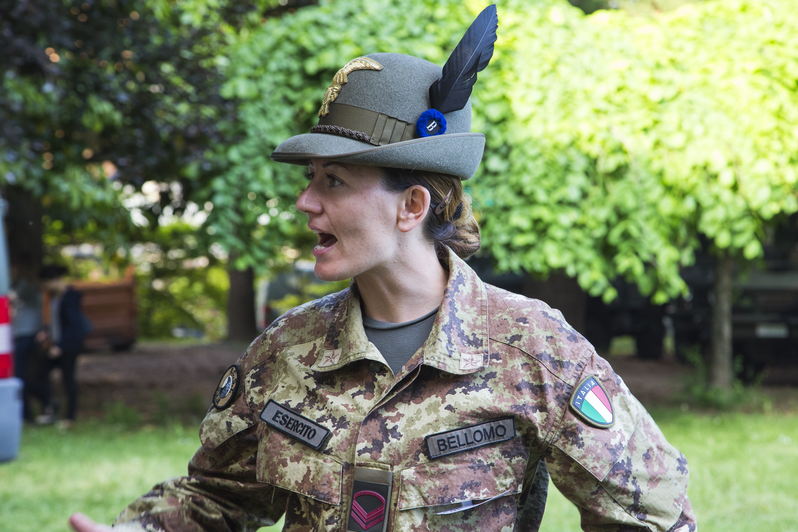 Caporal maggiore Bellomo agli ordini!