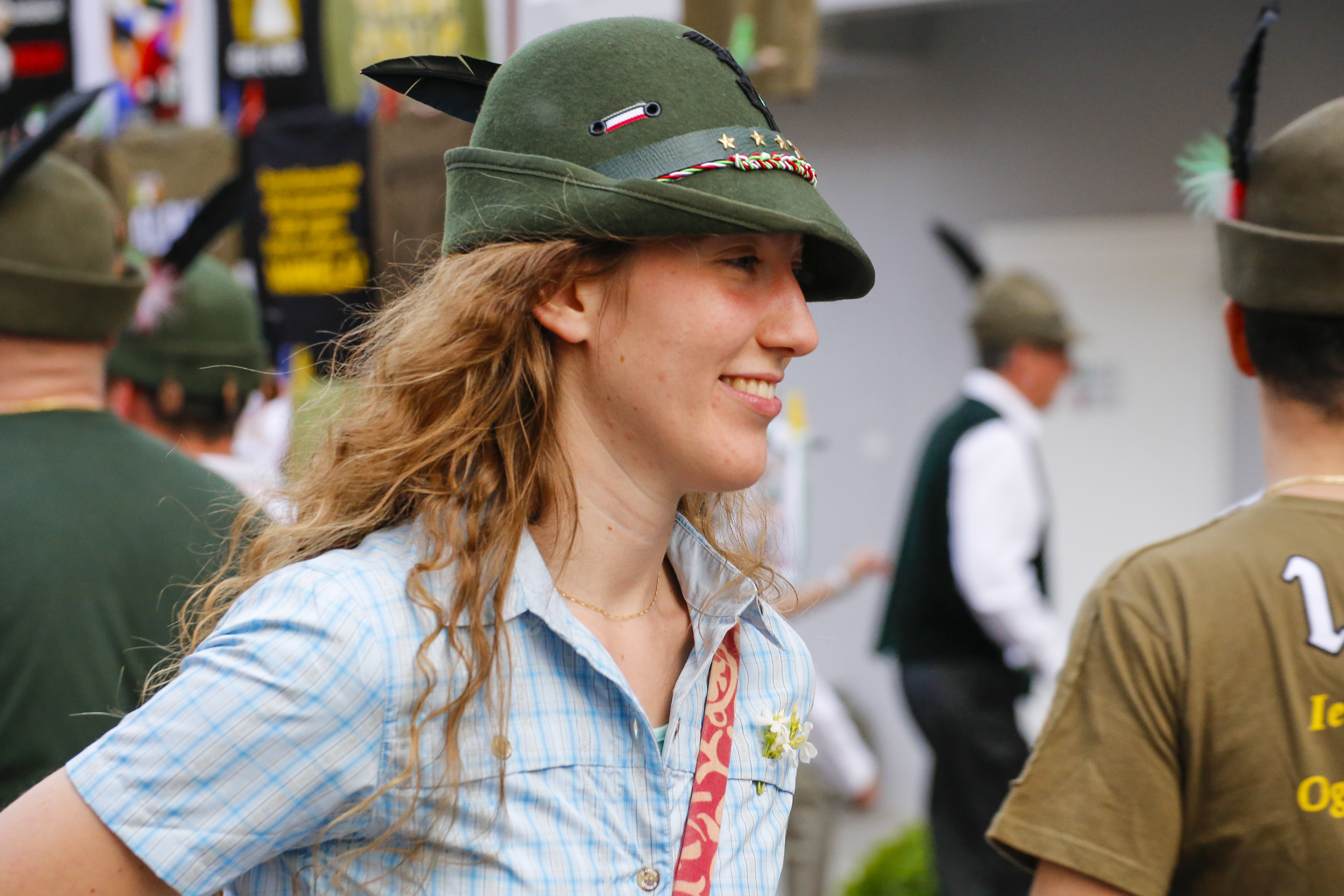La bella alpina rossa