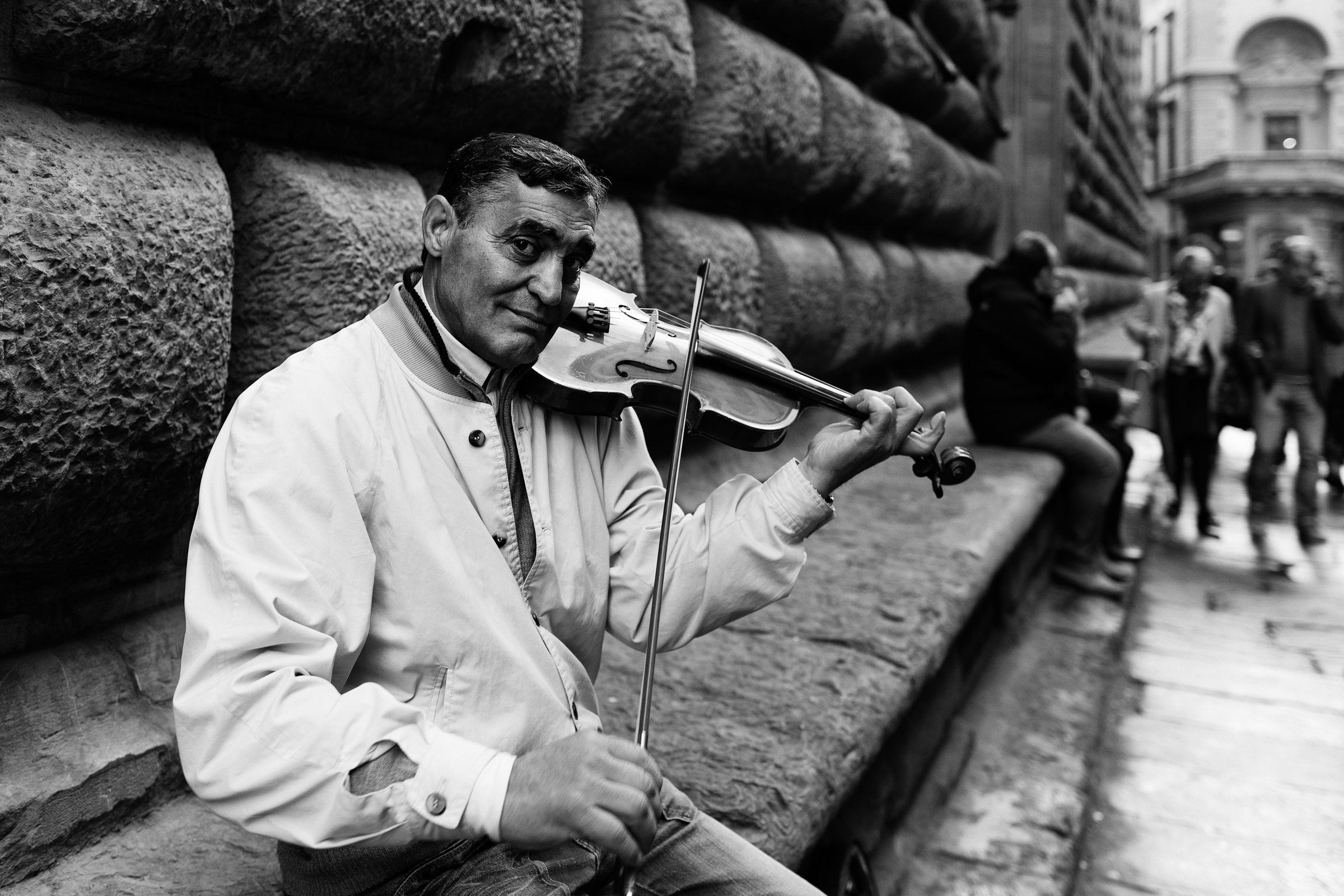 Suonando dopo la pioggia