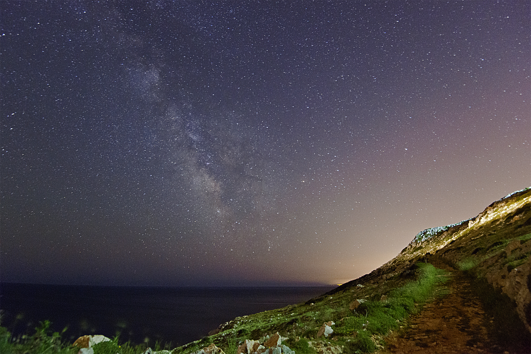 Milky Way on the Otranto channel Astrophotography