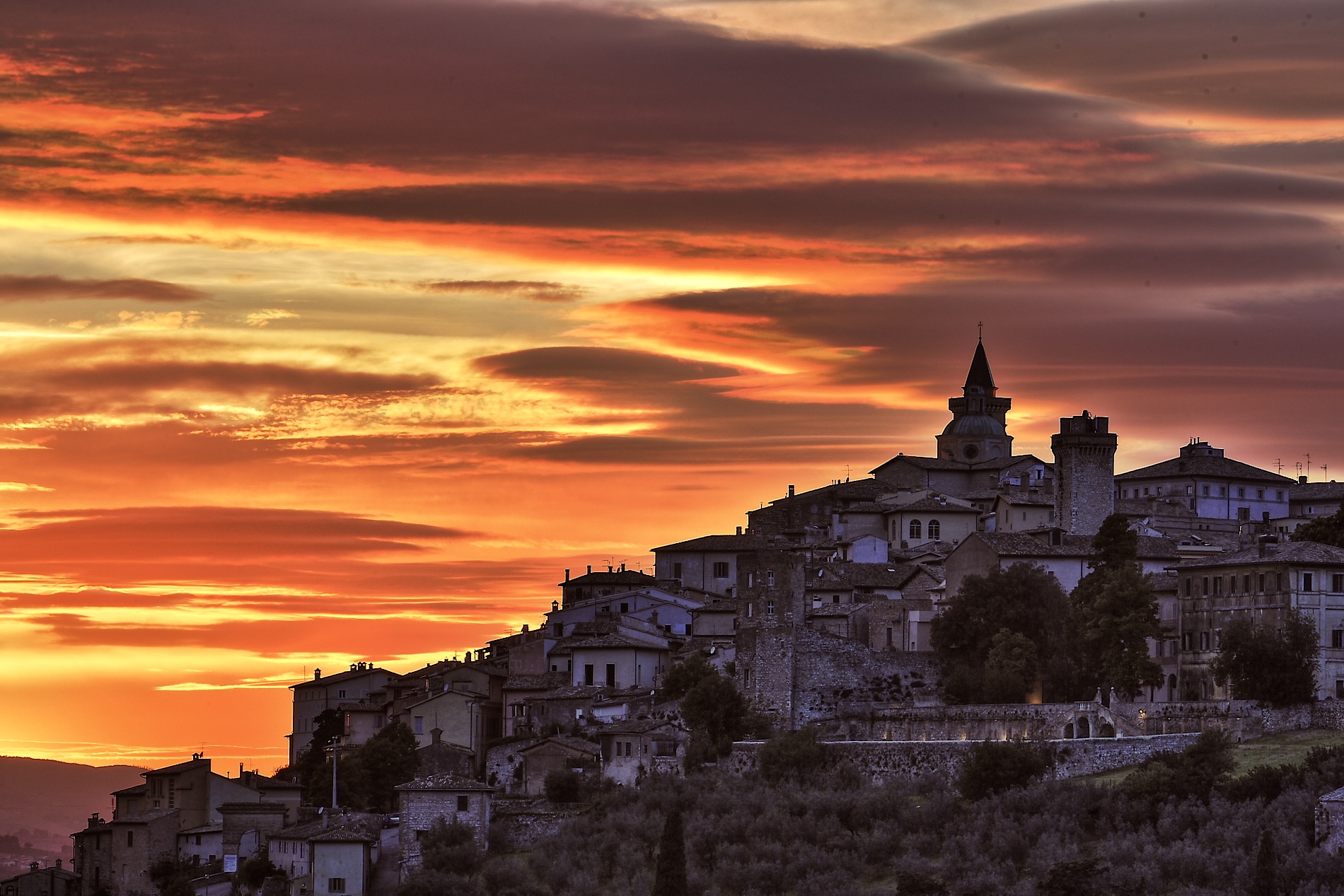 Another sunset in Trevi