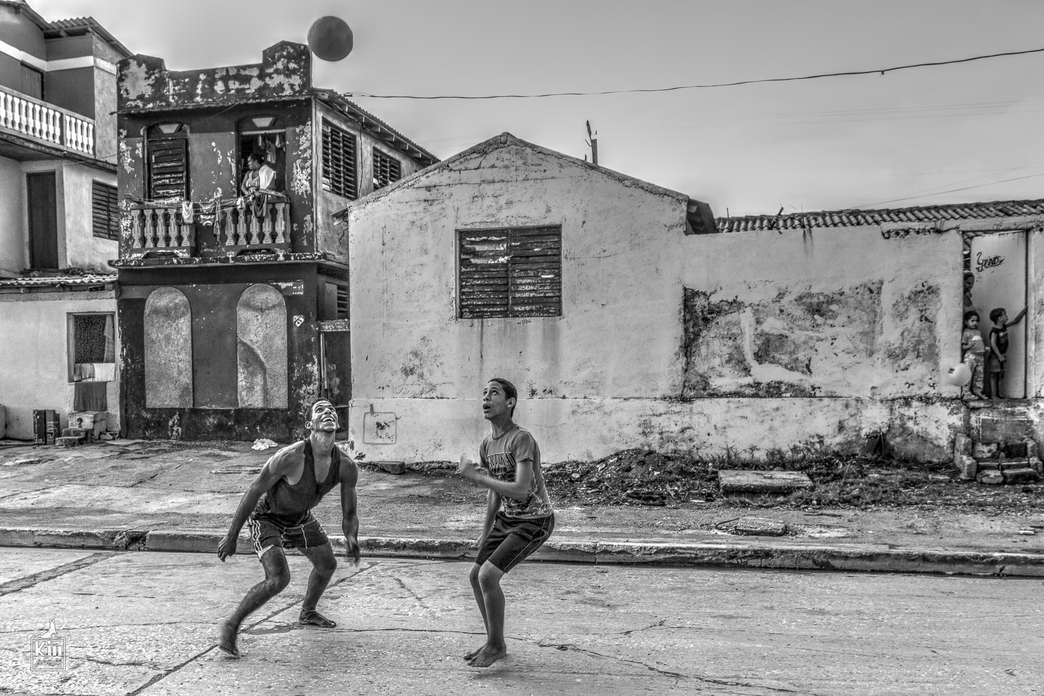 Calciatori di strada a Baracoa
