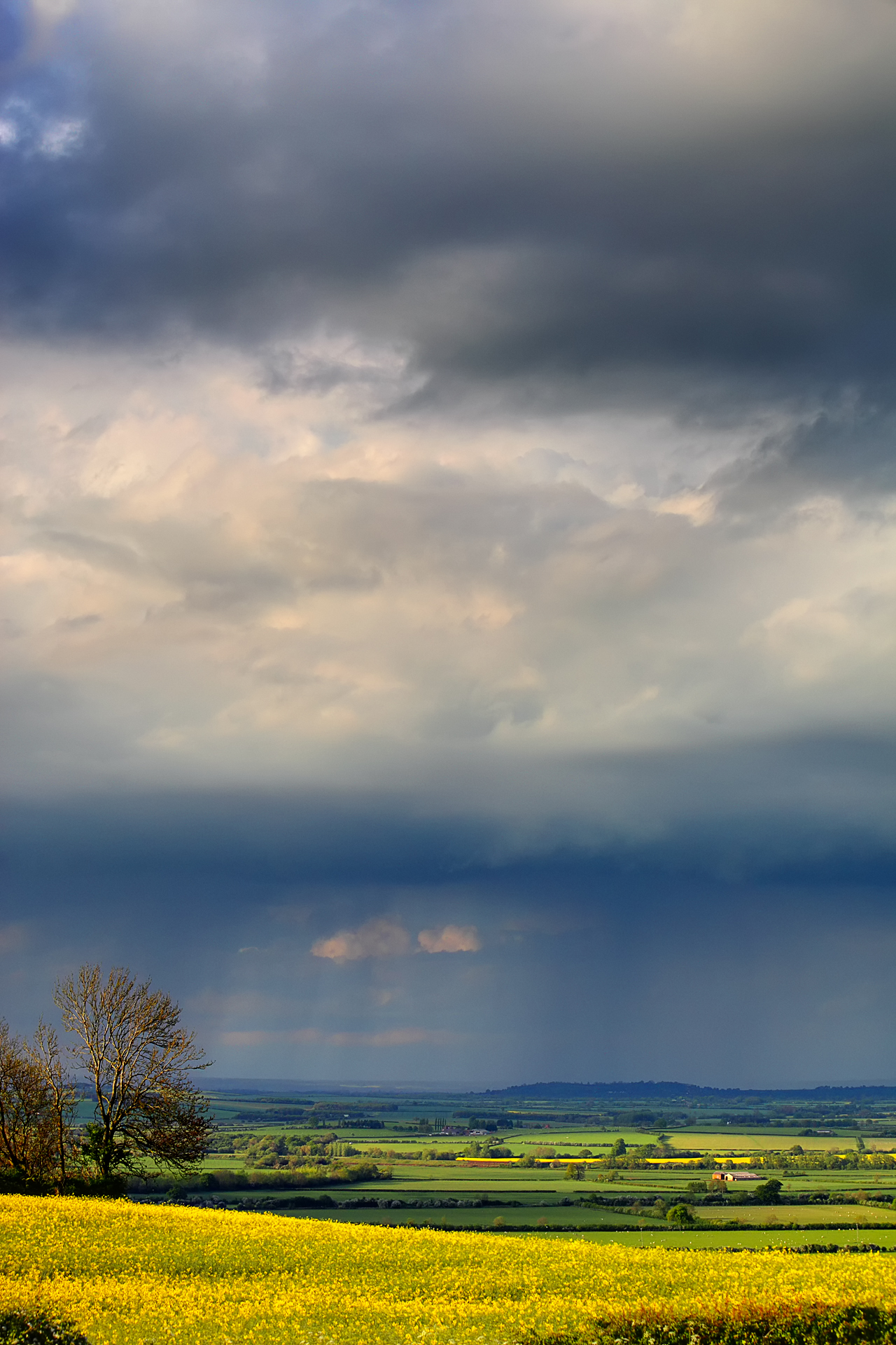 Pioggia sulle Midlands