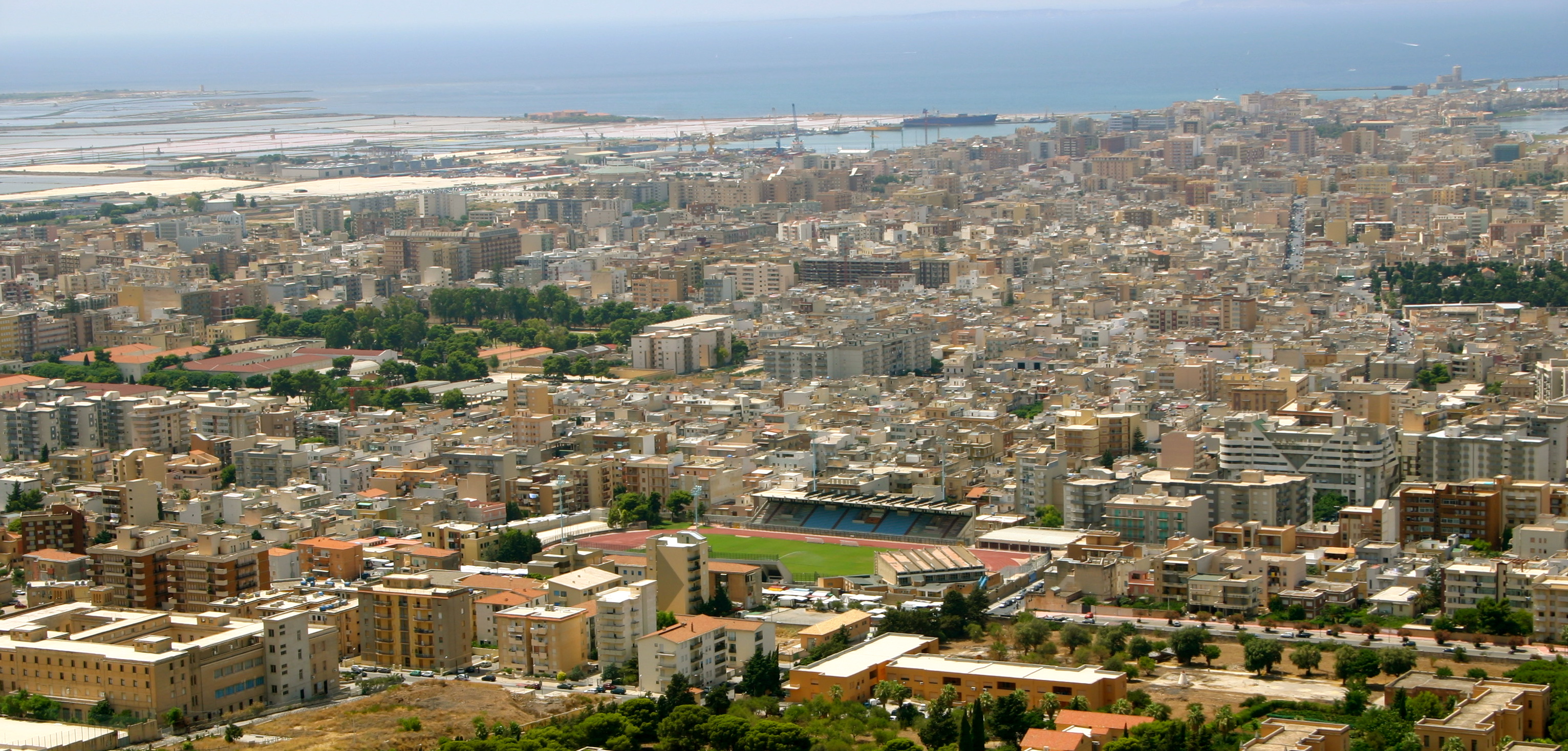Trapani con le saline