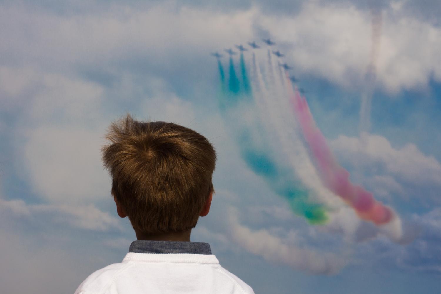 Enchanted by the Frecce Tricolori