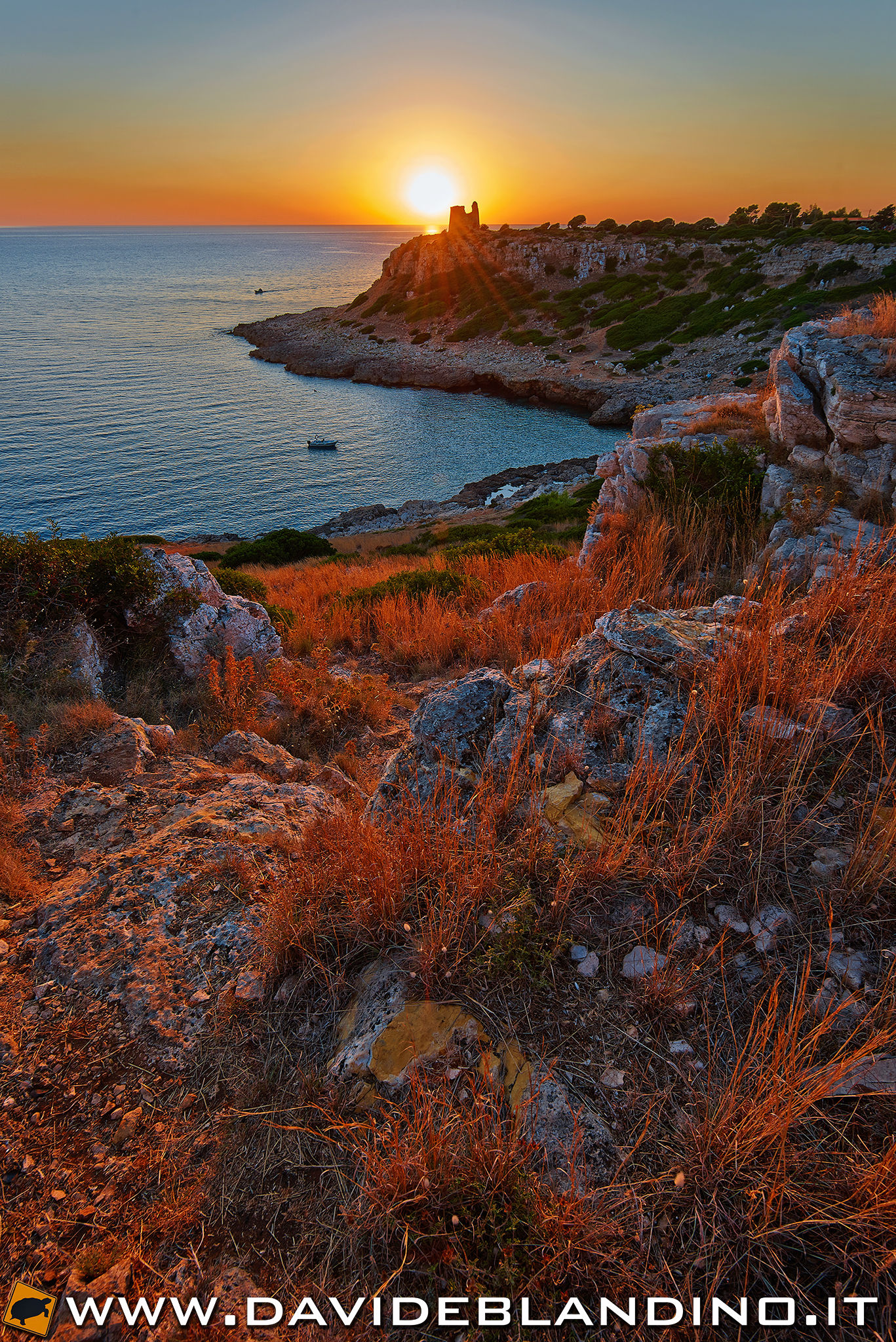 Sunset at Porto Selvaggio