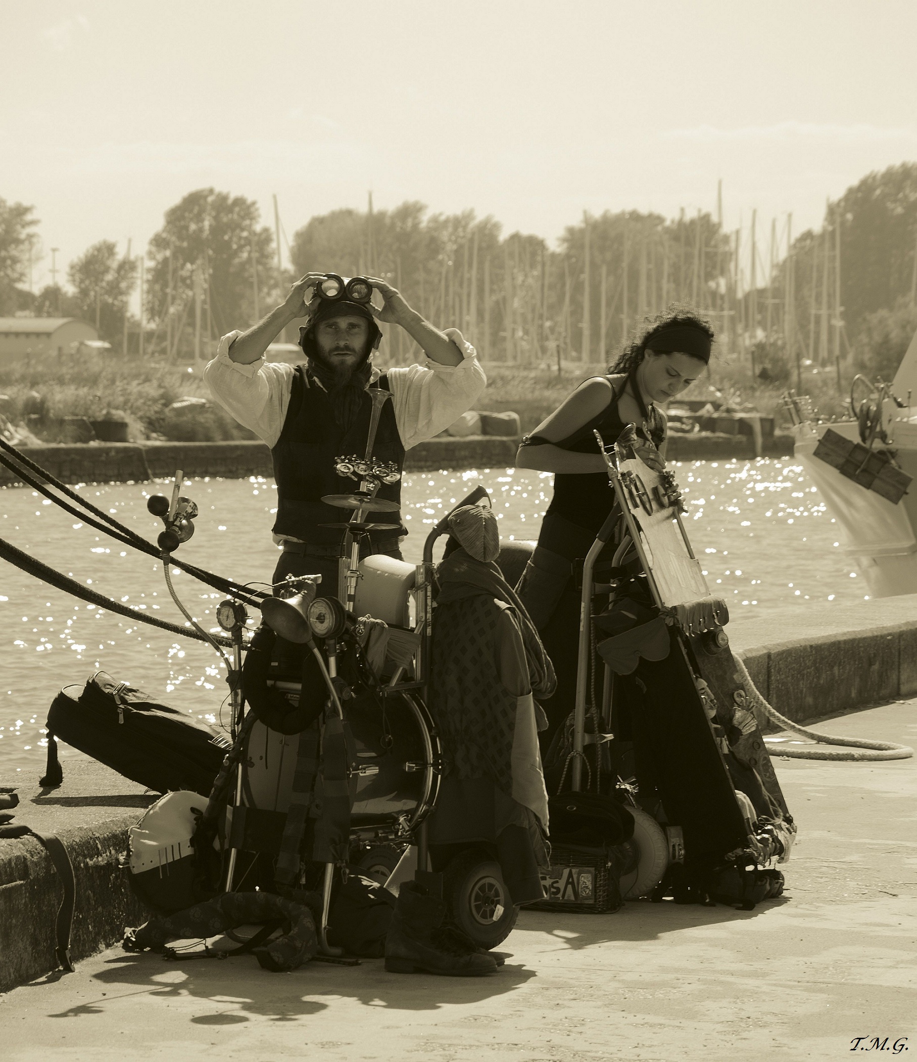 Once upon a time .... puppeteers