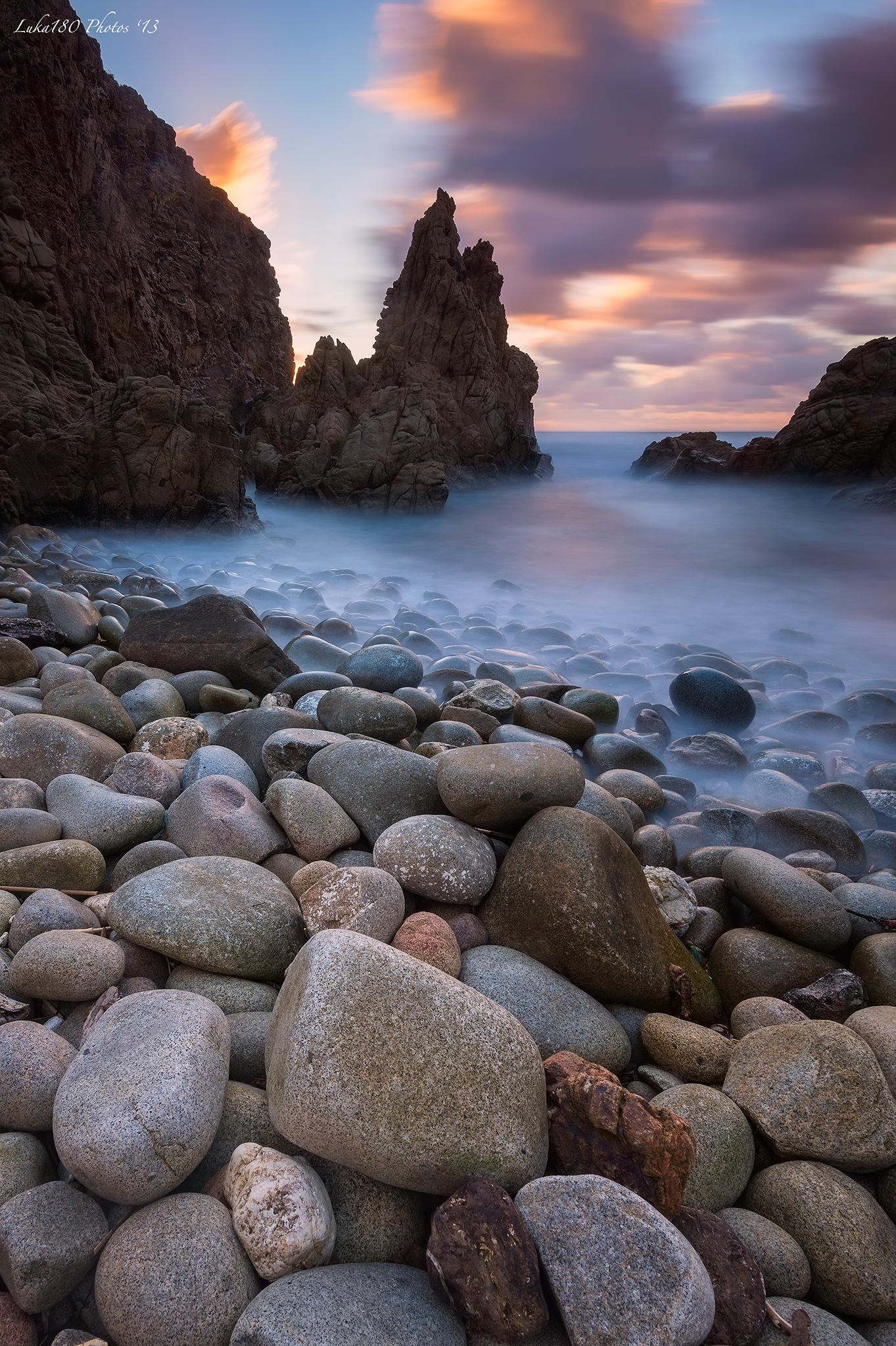 Capo Pecora Sunset (vertical version)