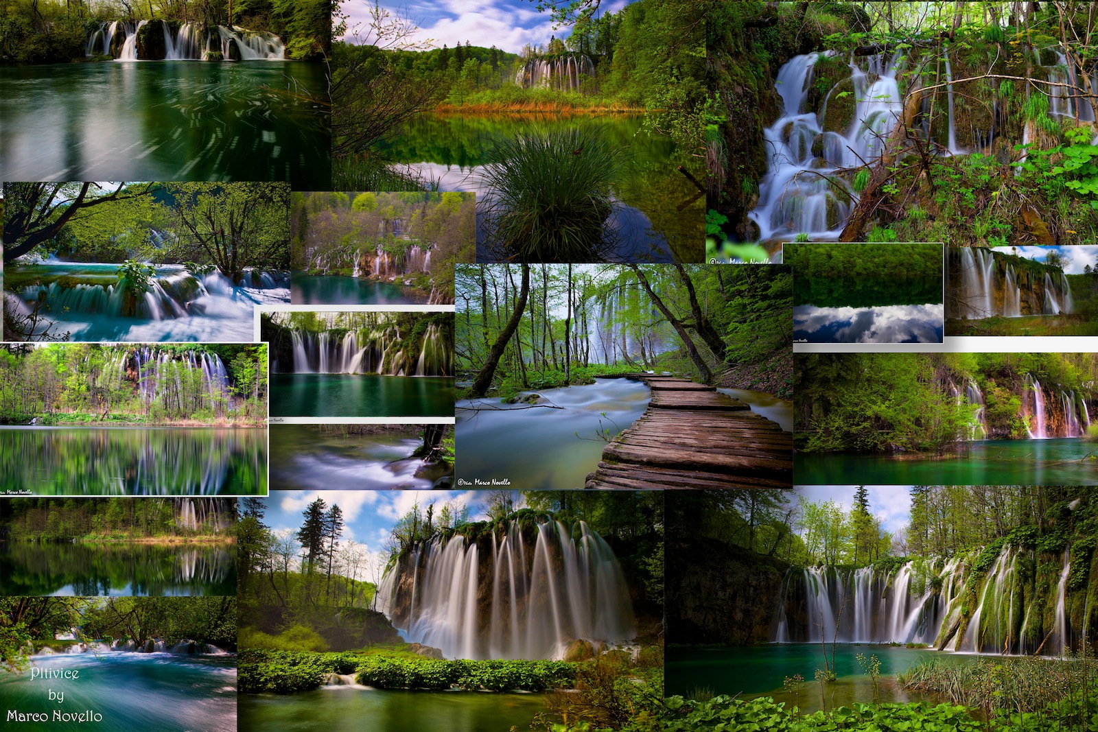 Plitvice collage...
