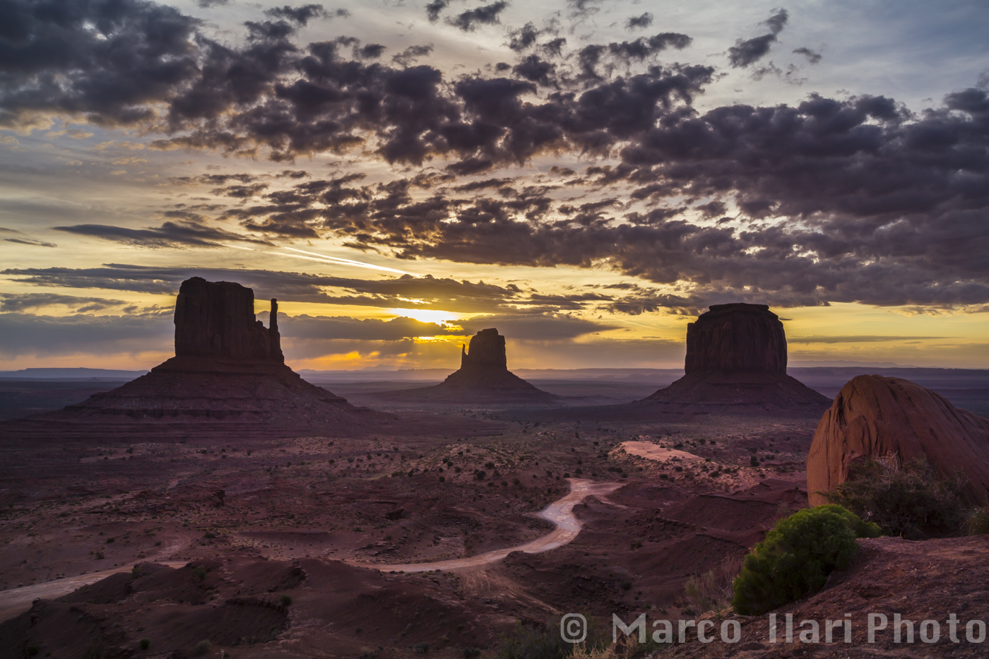 Monument Valley at sunrise