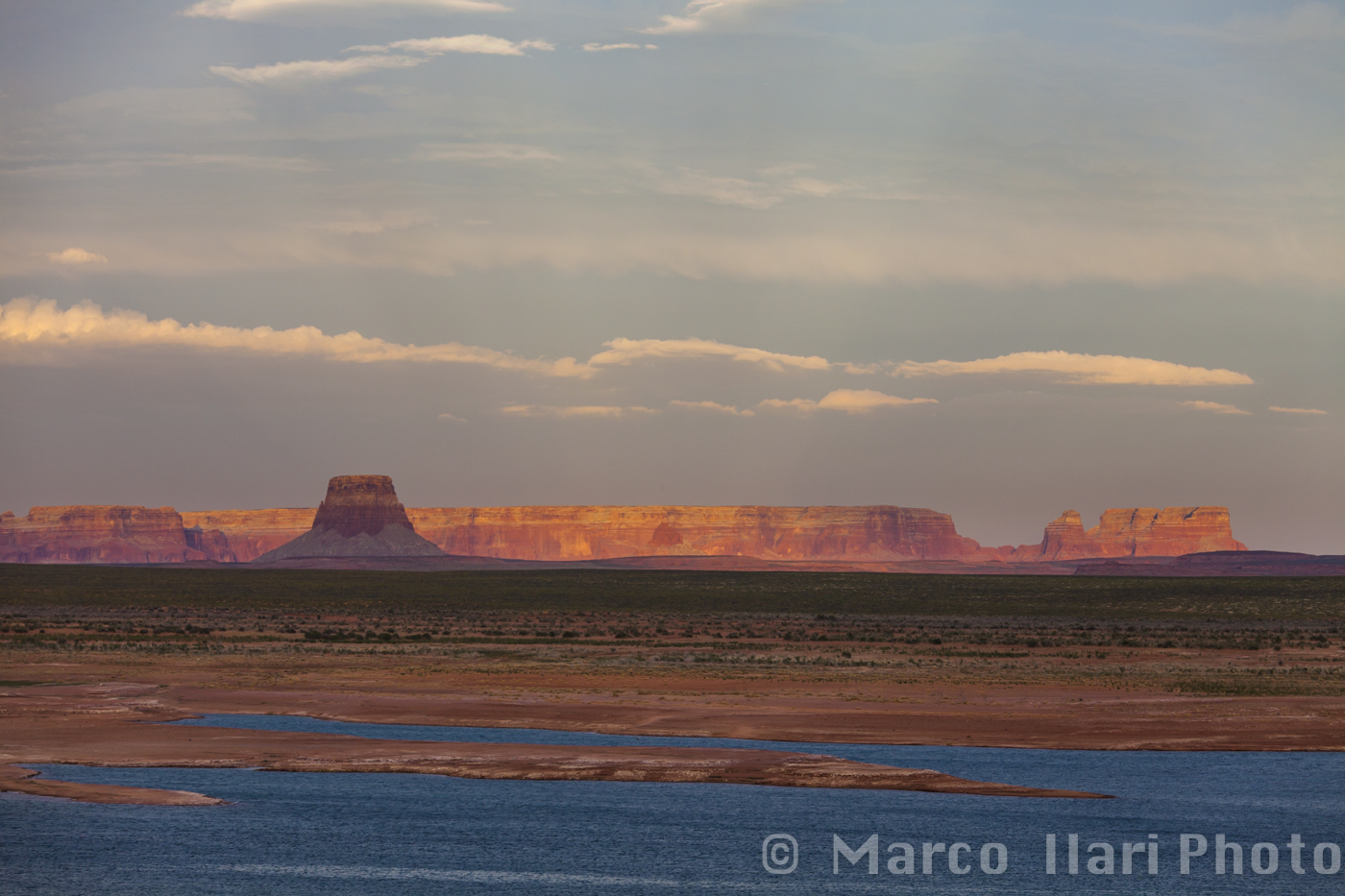 Lake Powell at sunset