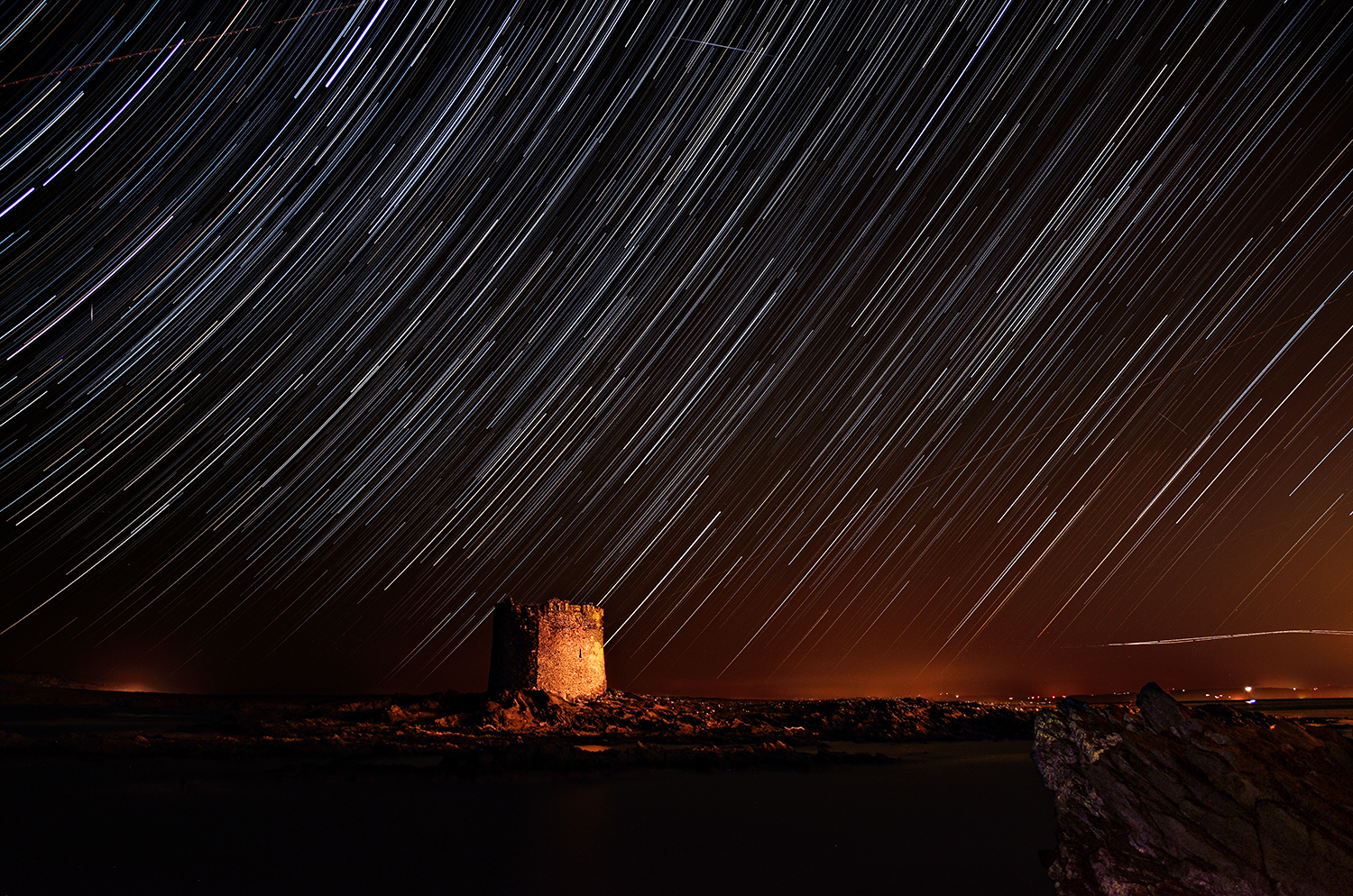 Startrails Stintino
