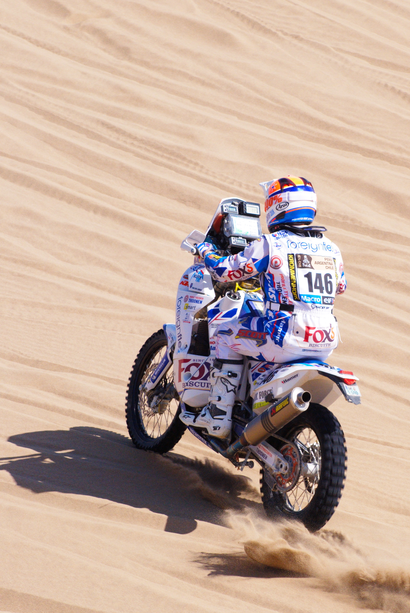 Dakar 2013, a ttutto gas nel deserto Peruviano