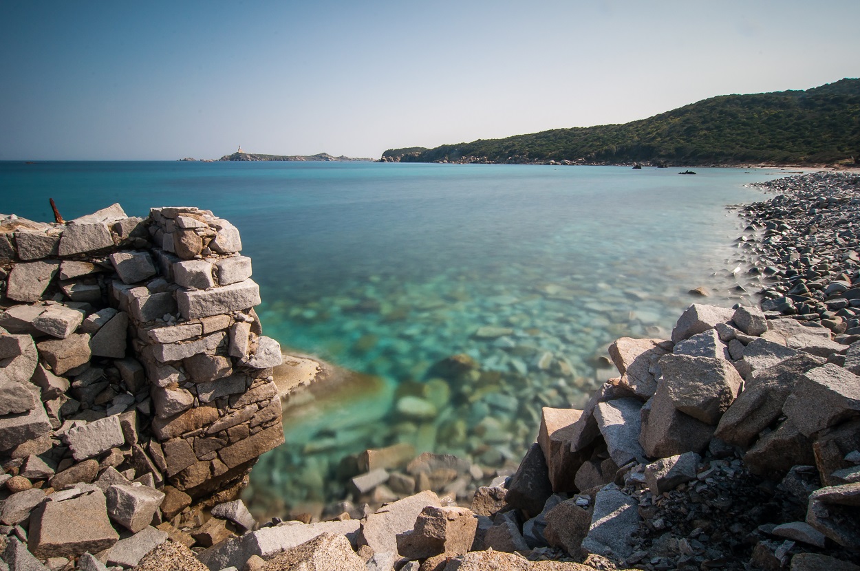 Capo Carbonara and the quarry