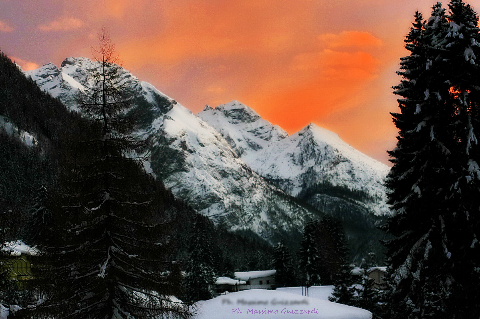 Tramonto a Madonna di Campiglio