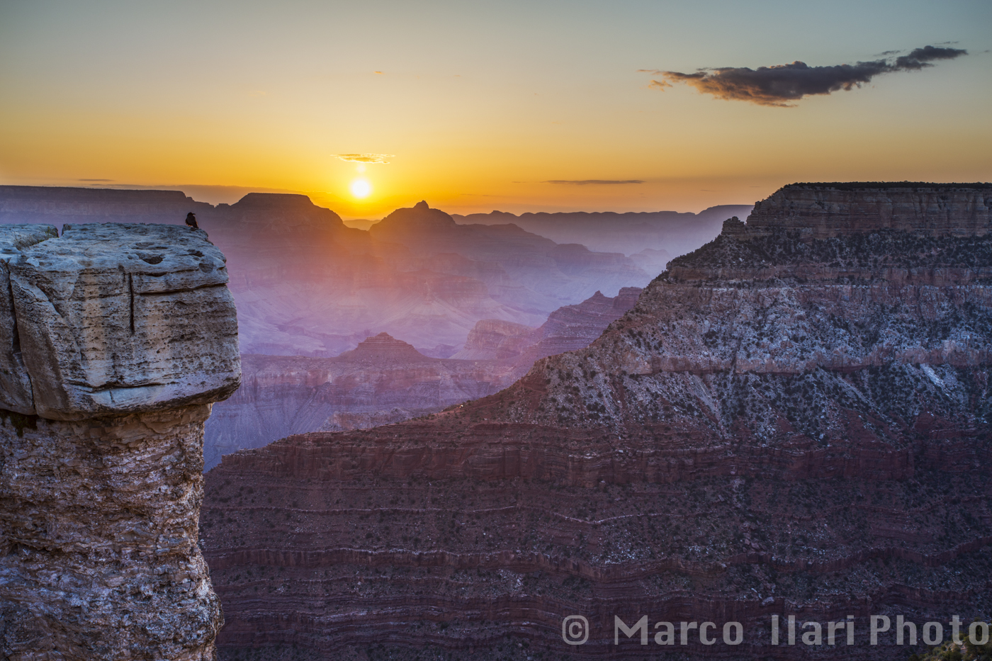 sunrise at the Grand canjon