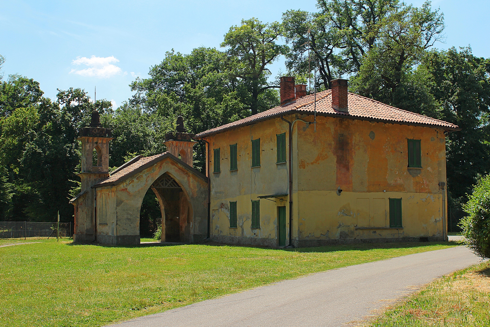 The menagerie park of Monza