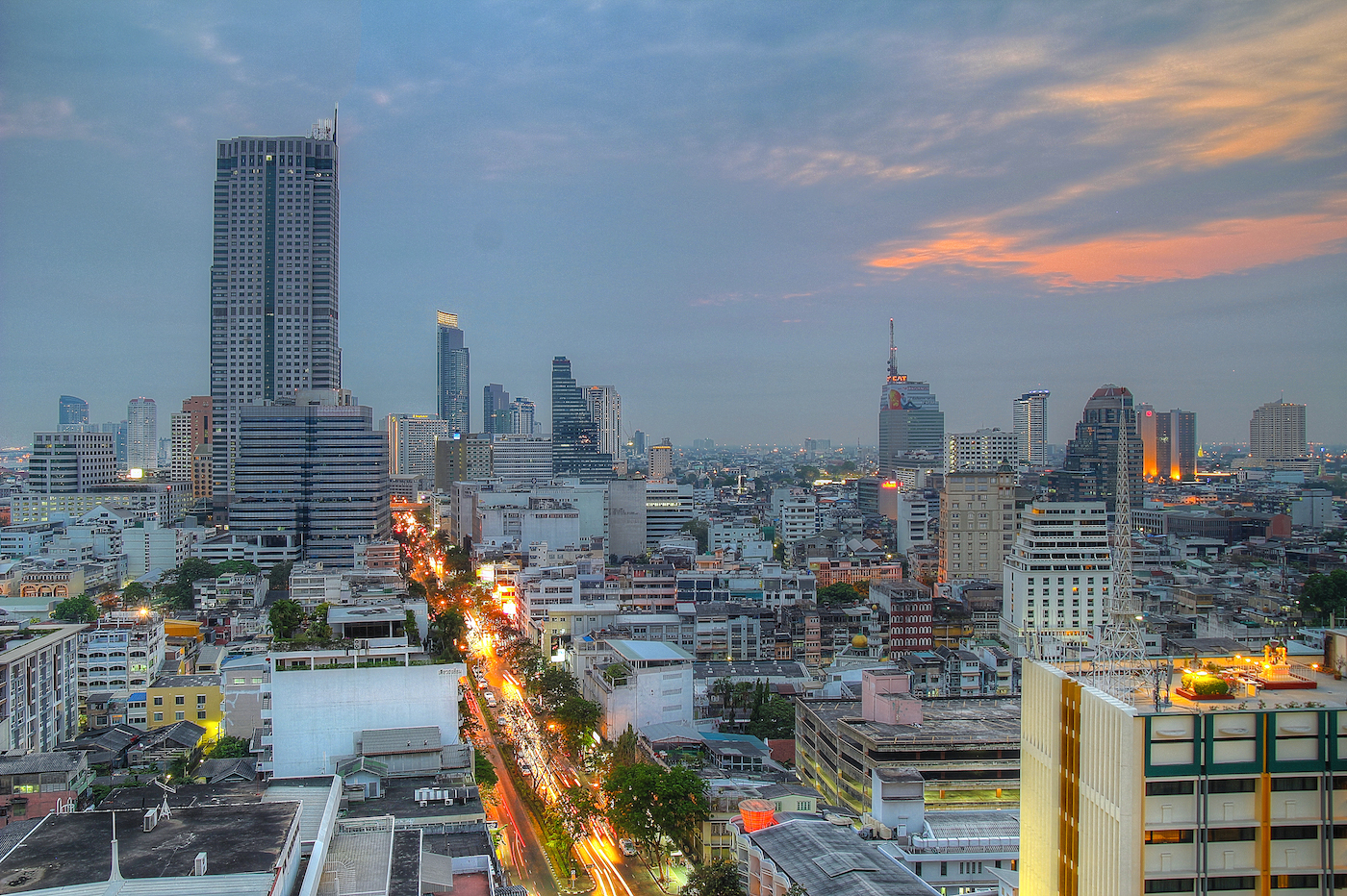 Bangkok skyline