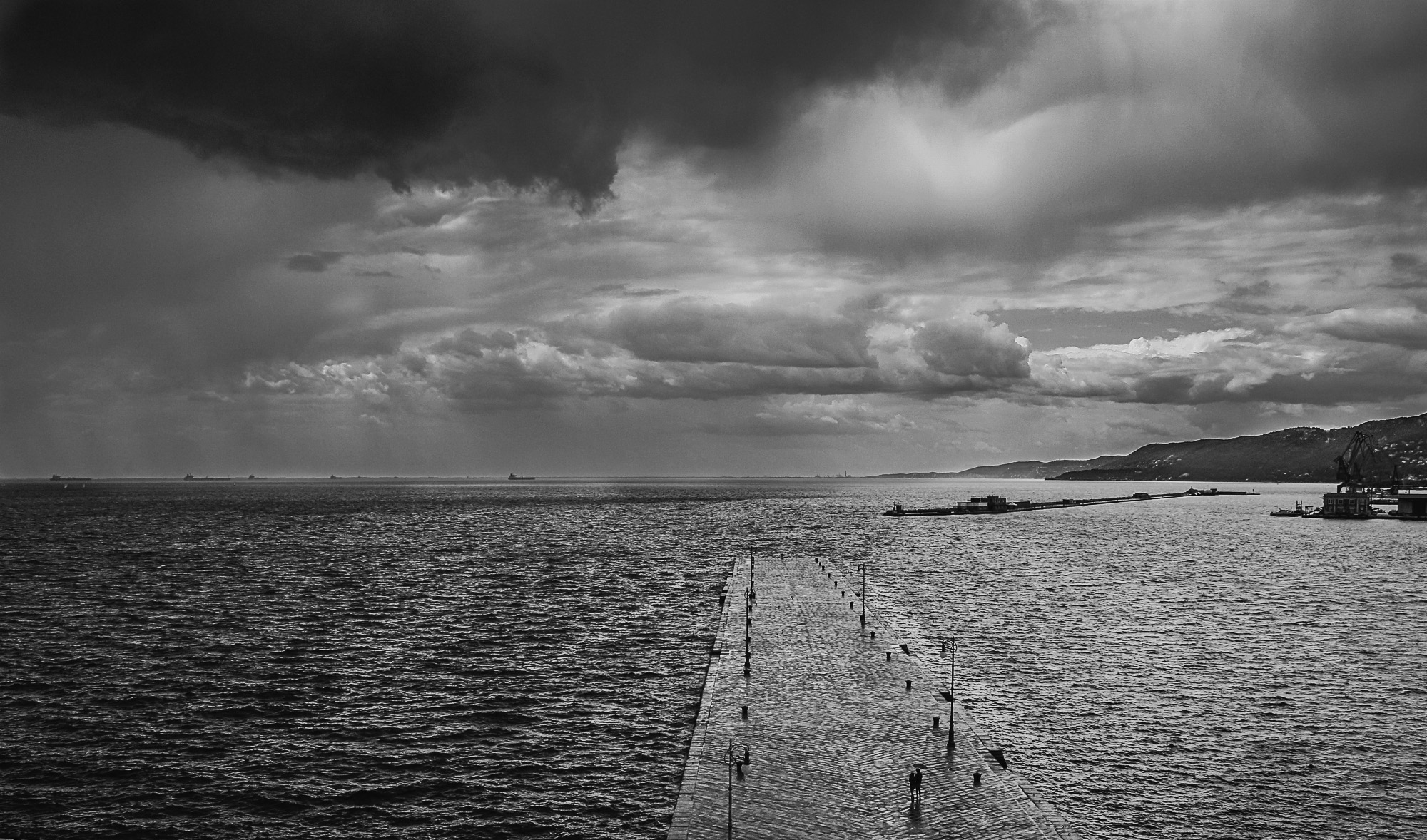 Two hearts in the storm.