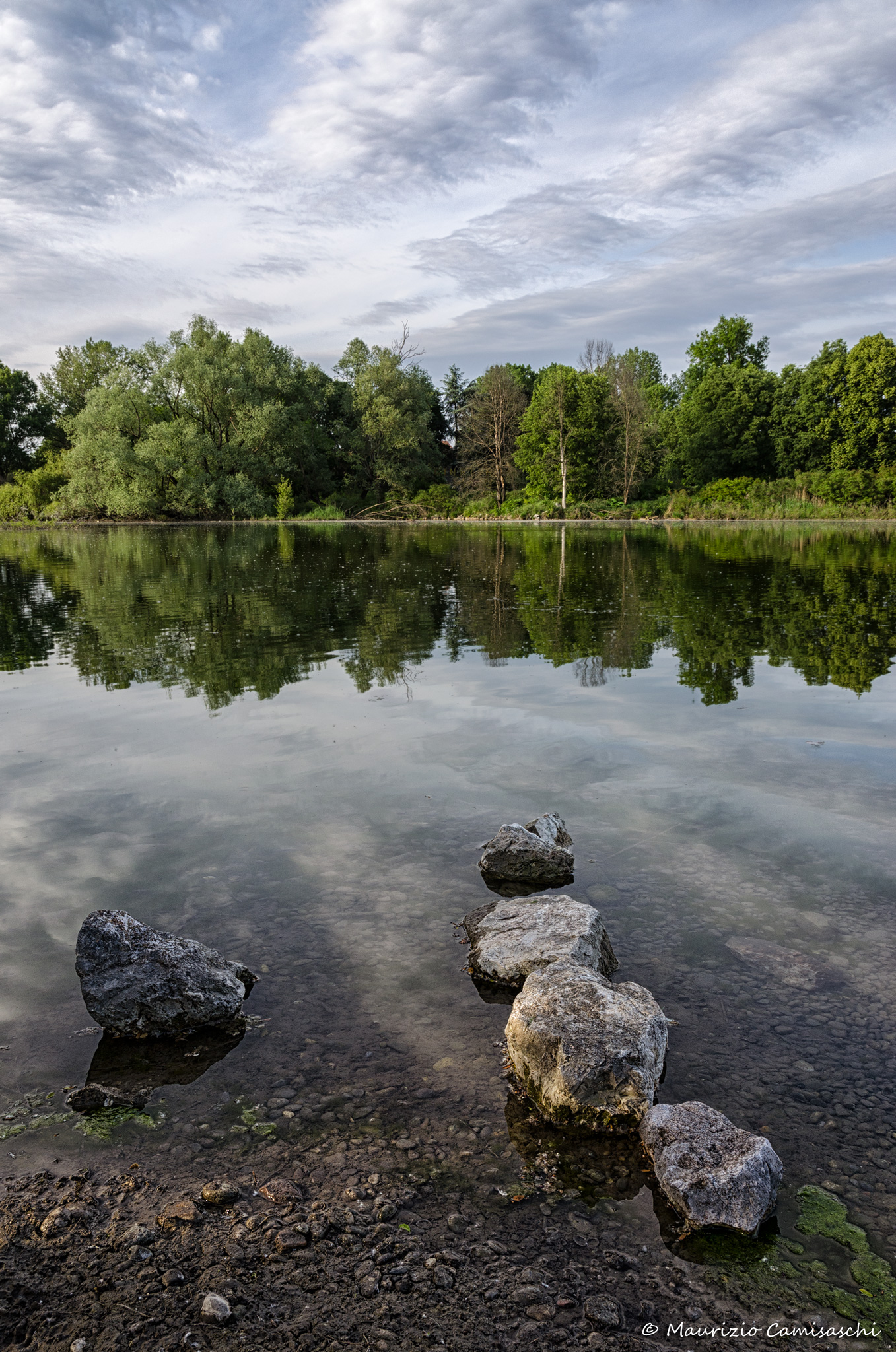 Rocks and reflections